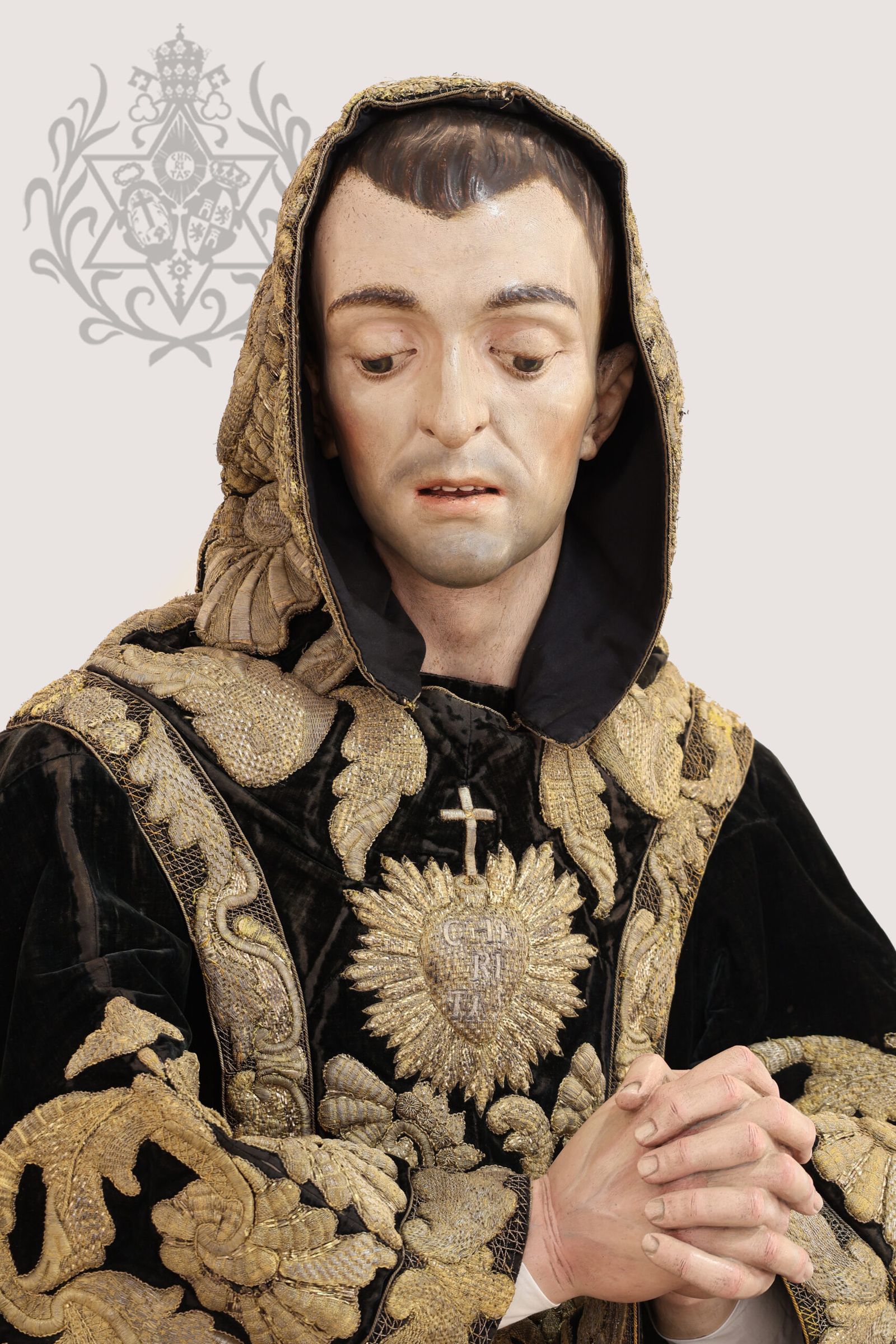 La talla de San Nicolás, igualmente intervenida