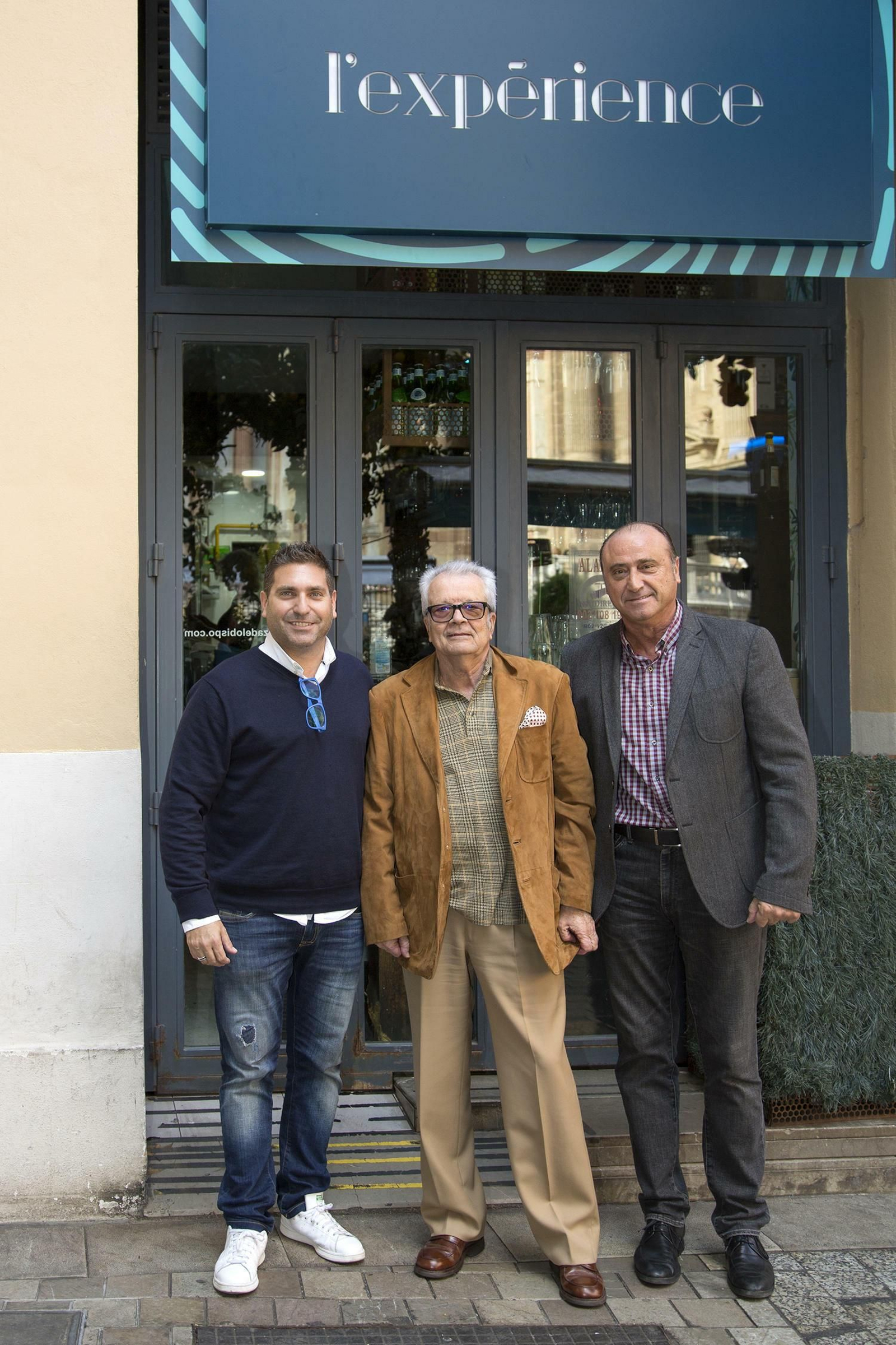 Alejandro Ortiz,  José María Martín Urbano  y Juan Luis Pinto.