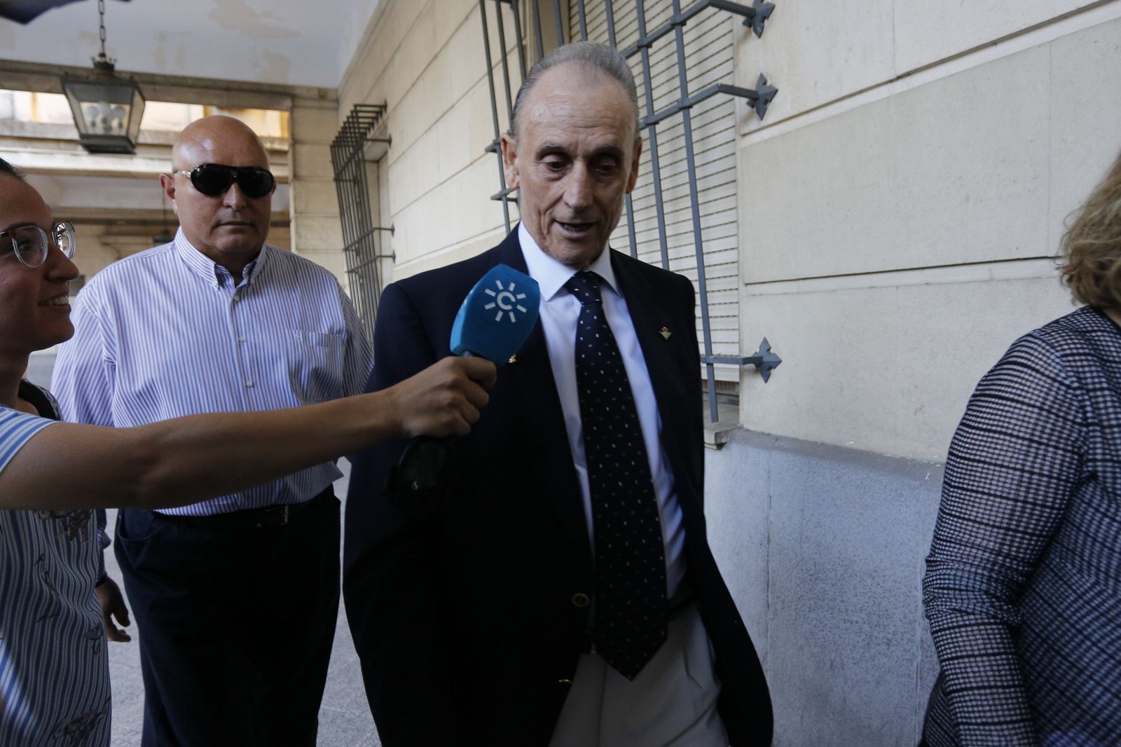 Manuel Ruiz de Lopera, en los juzgados.