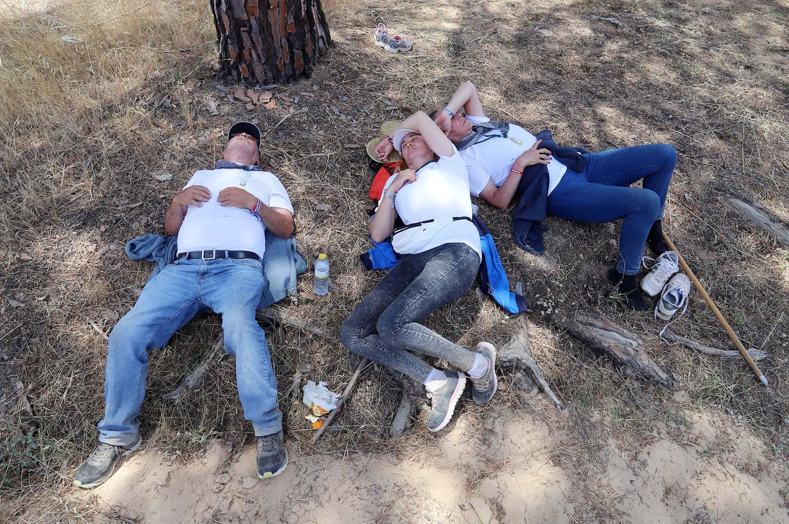 Todos los peregrinos de la Hermandad de Huelva, en imágenes