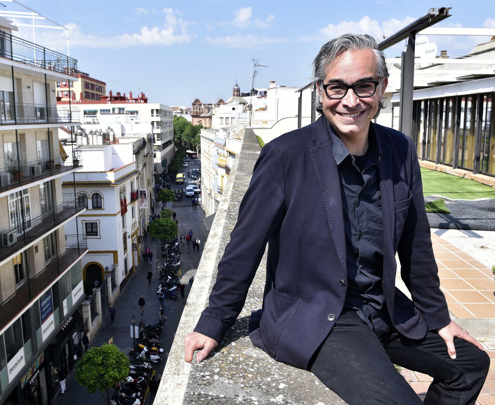 Jesús Crespo, durante la entrevista.