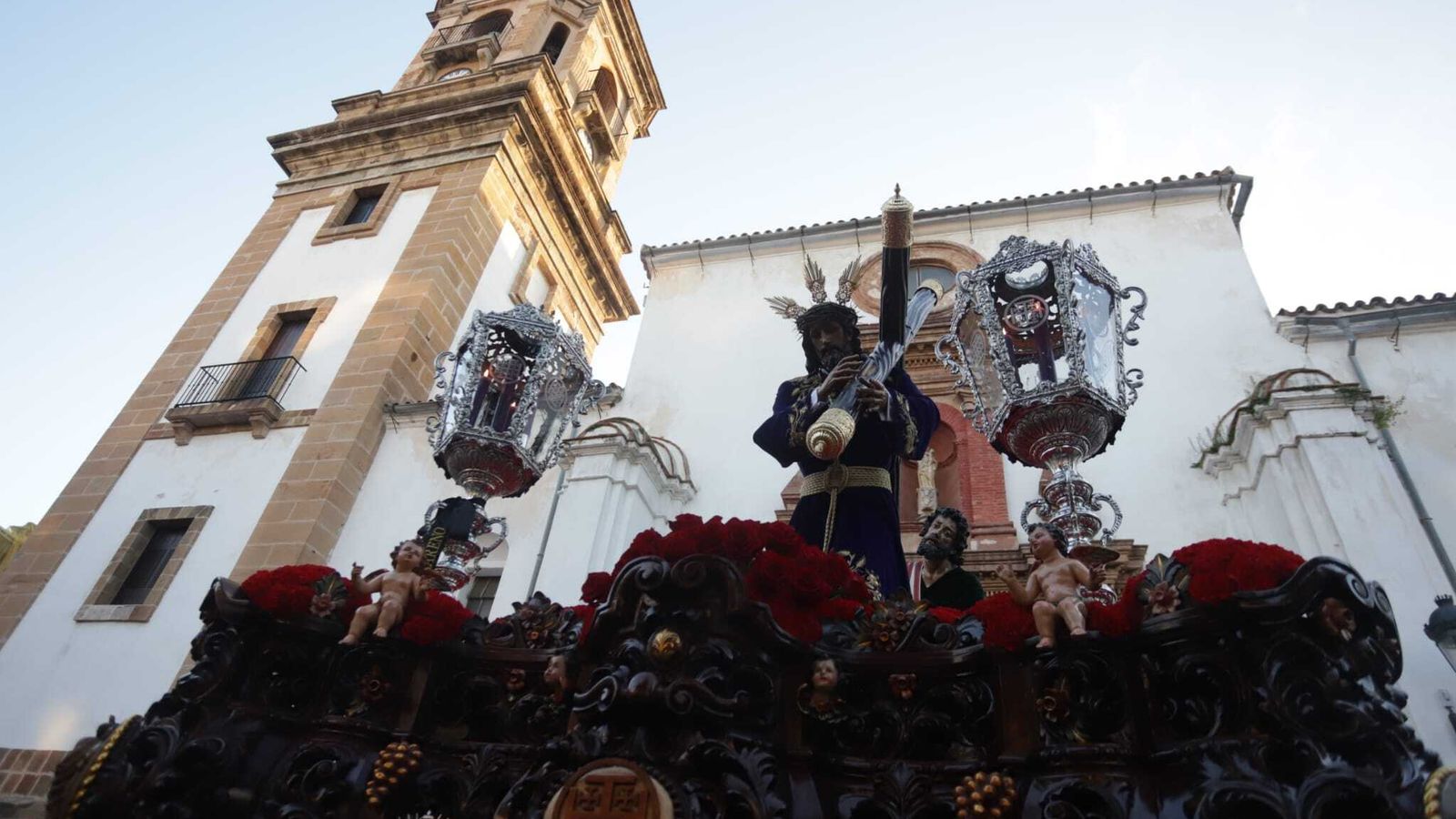 El Nazareno, a su salida de La Palma