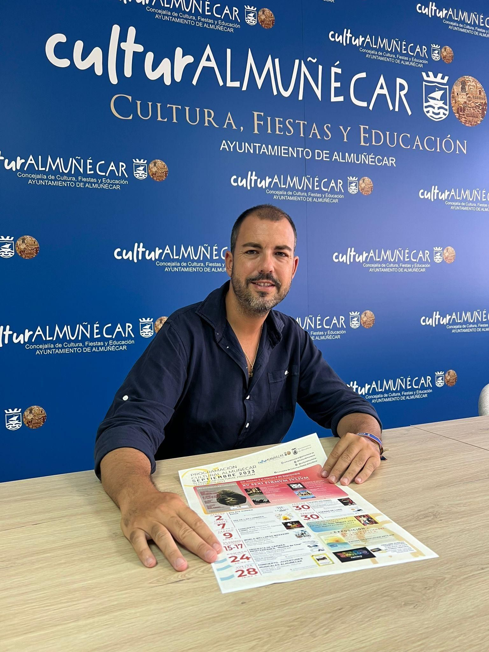 El concejal de Cultura, durante la presentación.