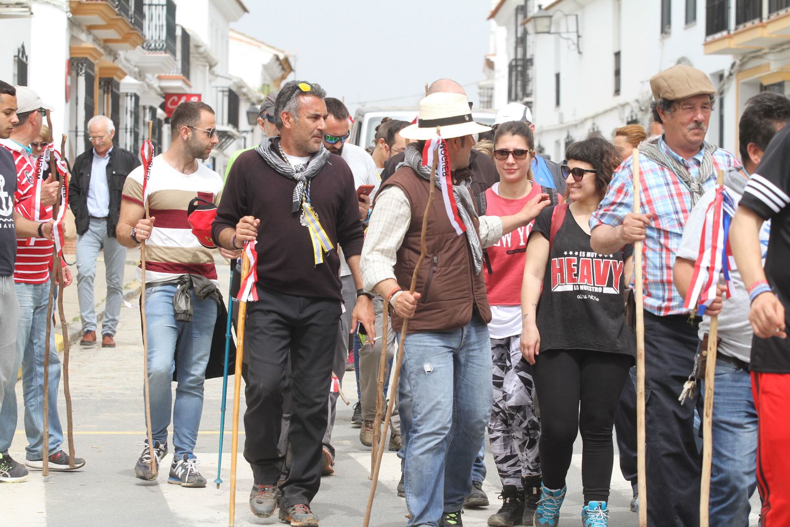 Las imágenes de la peregrinación de los presos a El Rocío
