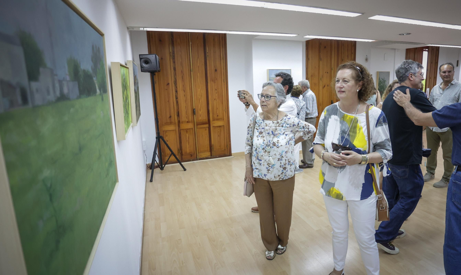 Fotos de la inauguración de la exposición de Jaime Pandelet en la sala ArteAdiario