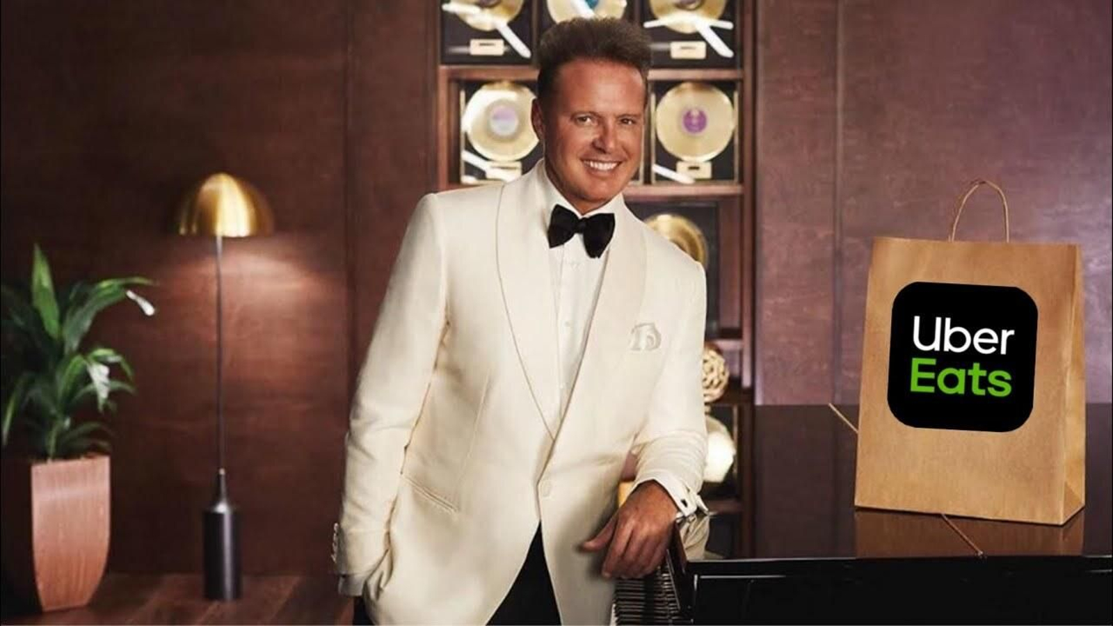 Luis Miguel, en el anuncio para Uber Eats.