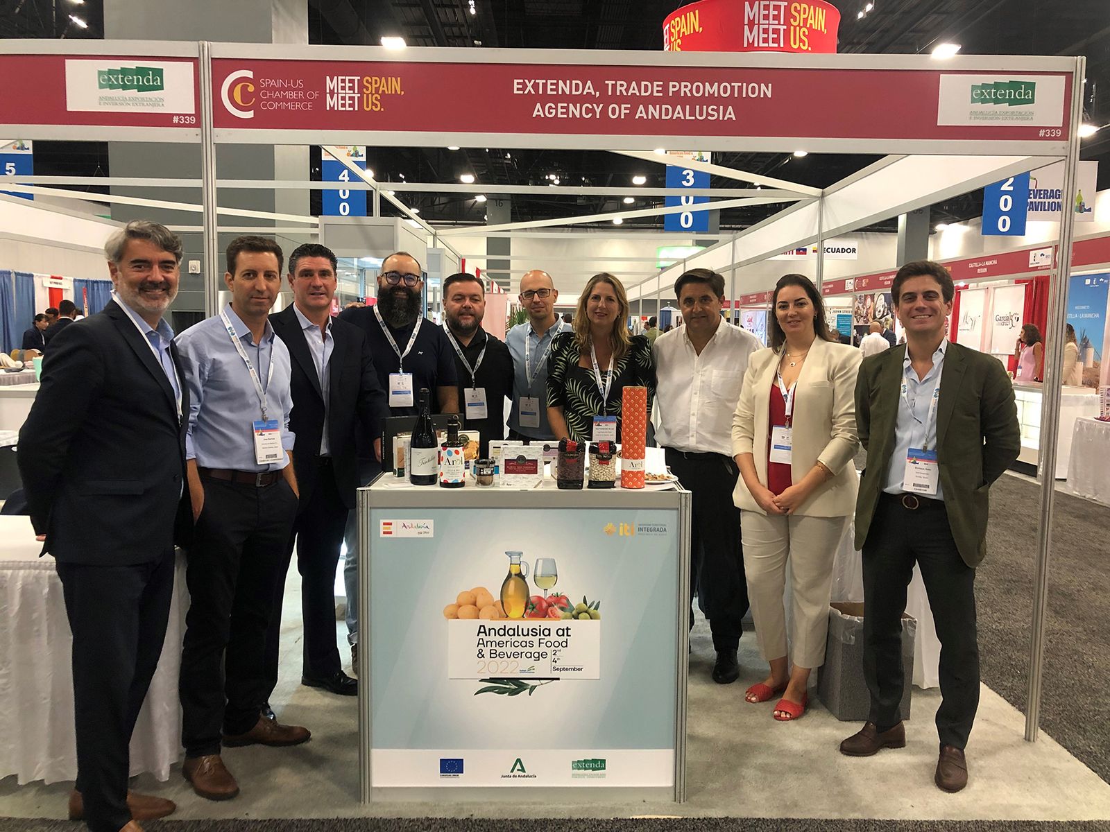 Empresas andaluzas en la feria Food and Bevarages de Estados Unidos.