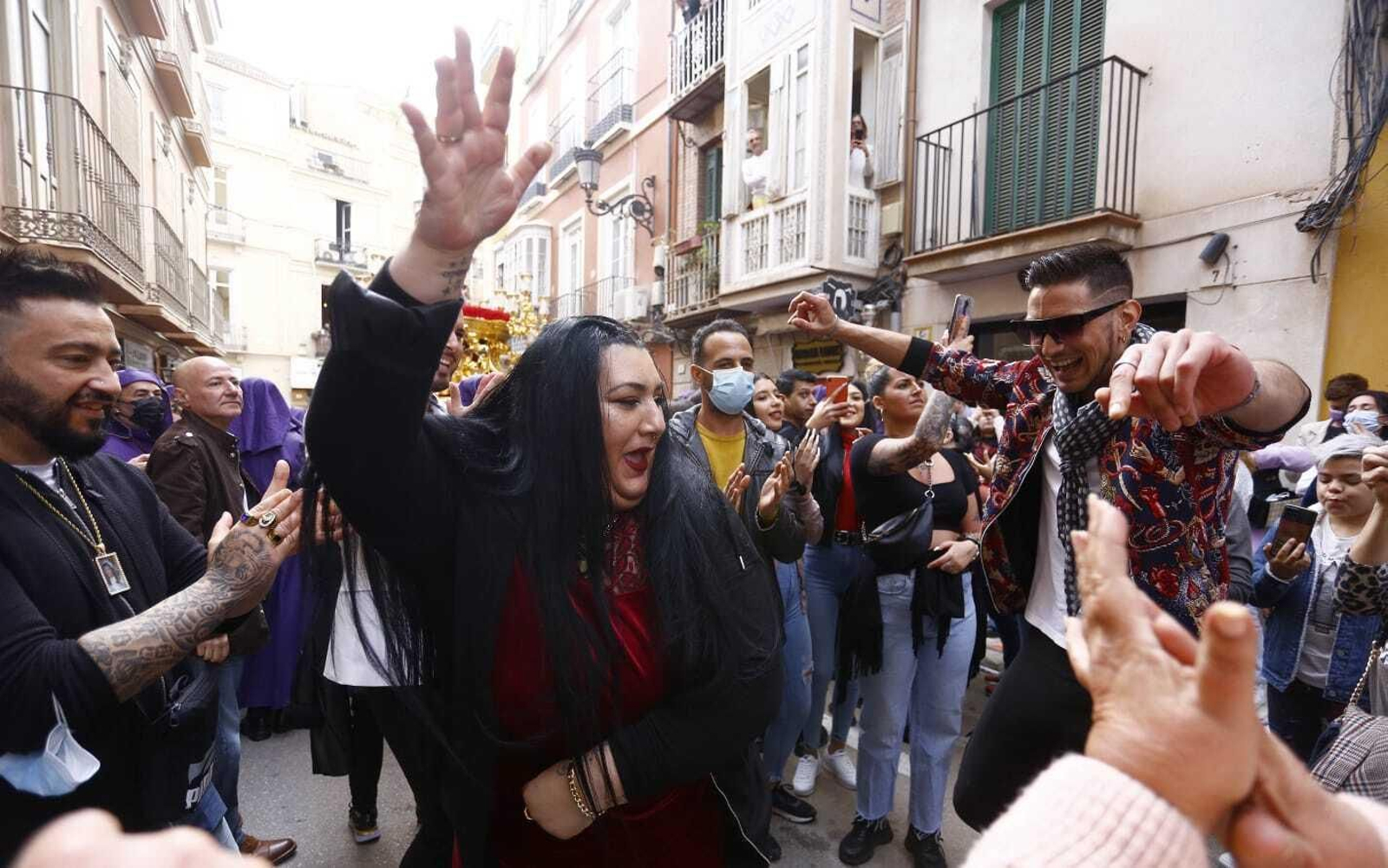 Las fotos de Gitanos, en el Lunes Santo de Málaga