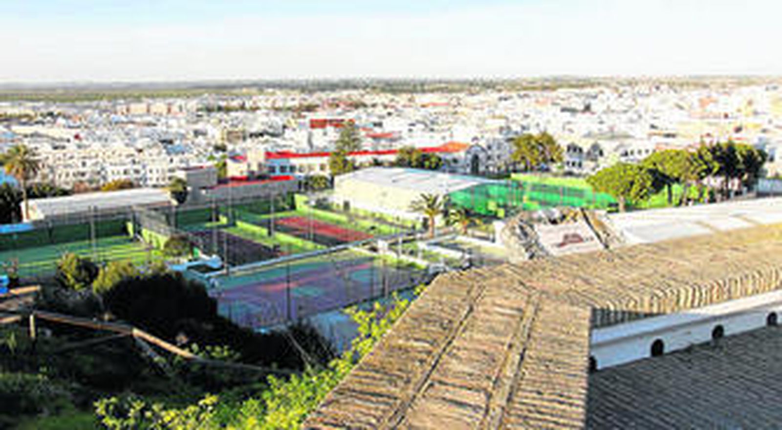 Imagen de parte del casco urbano de la localidad.