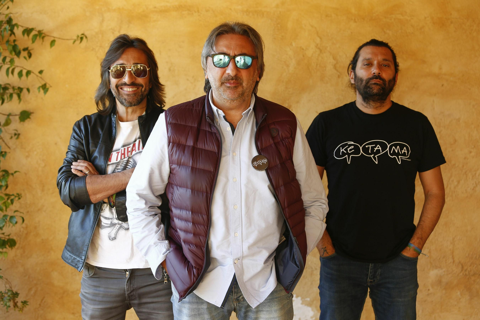 Antonio, Josemi y Juan Carmona, integrantes de Ketama.