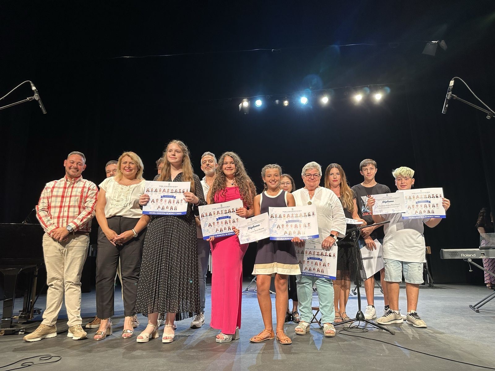 Celebración de la clausura del curso 2022/23 de la Escuela Municipal de Música y Danza de Nerja