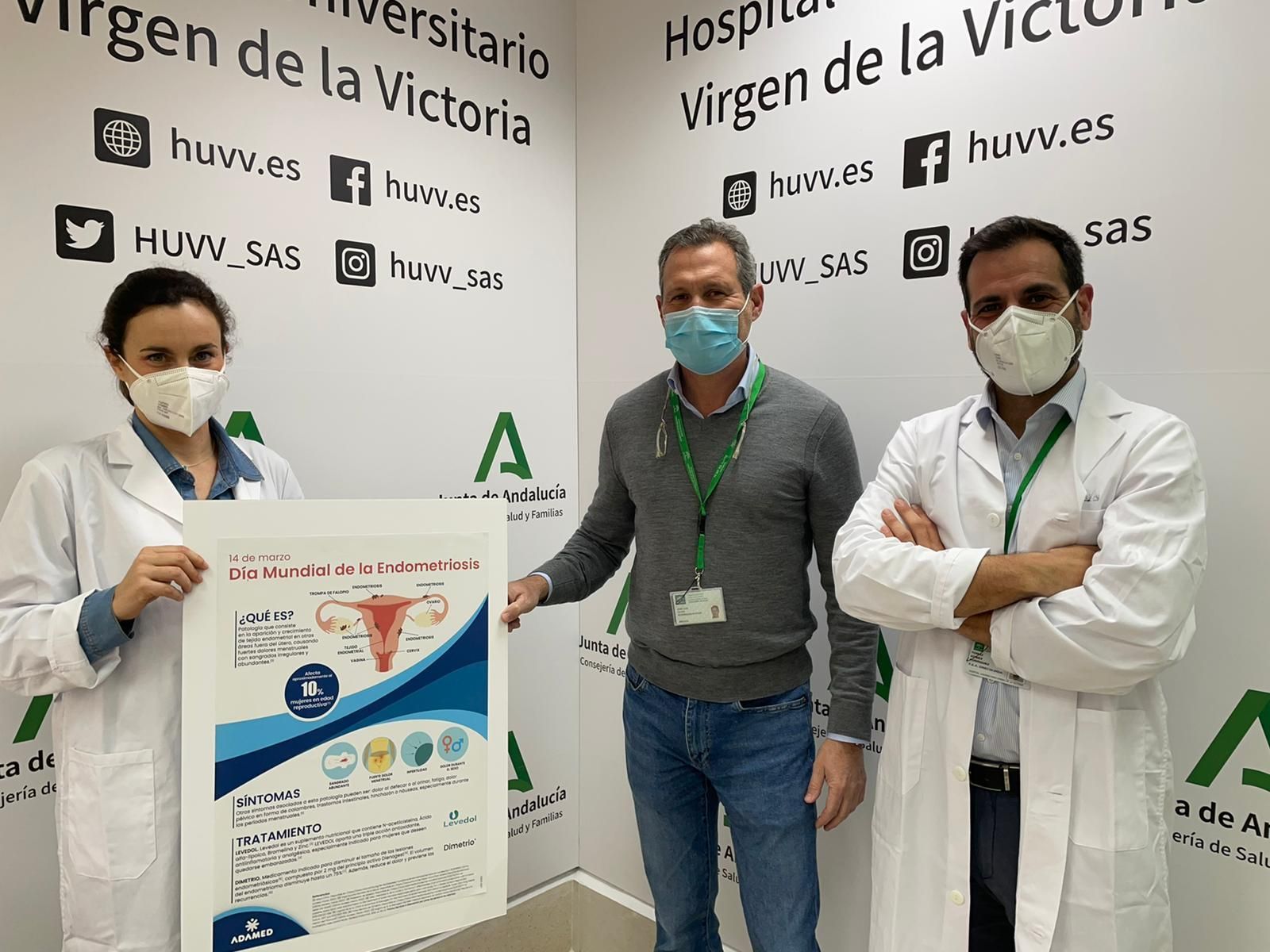 Profesionales del área de Ginecología del Clínico.