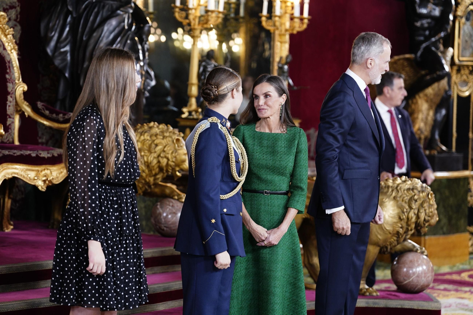 Las fotos de la recepción del Rey por el 12 de octubre