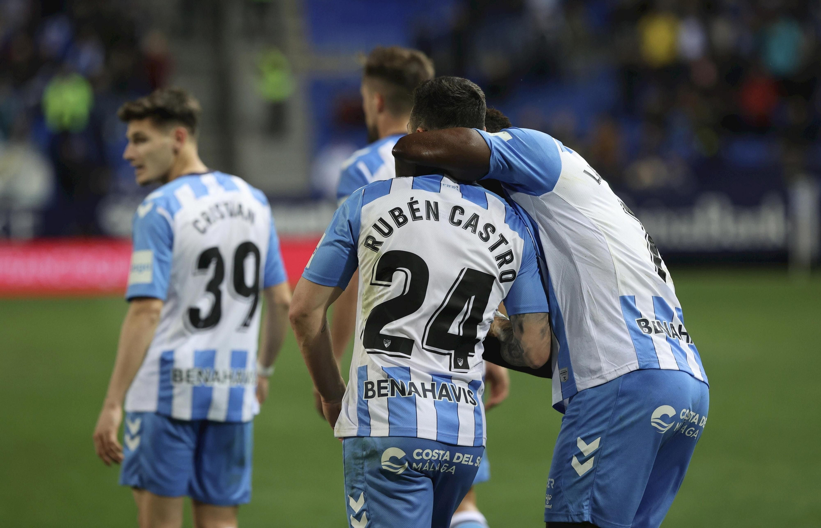 El Málaga CF-Zaragoza, en fotos