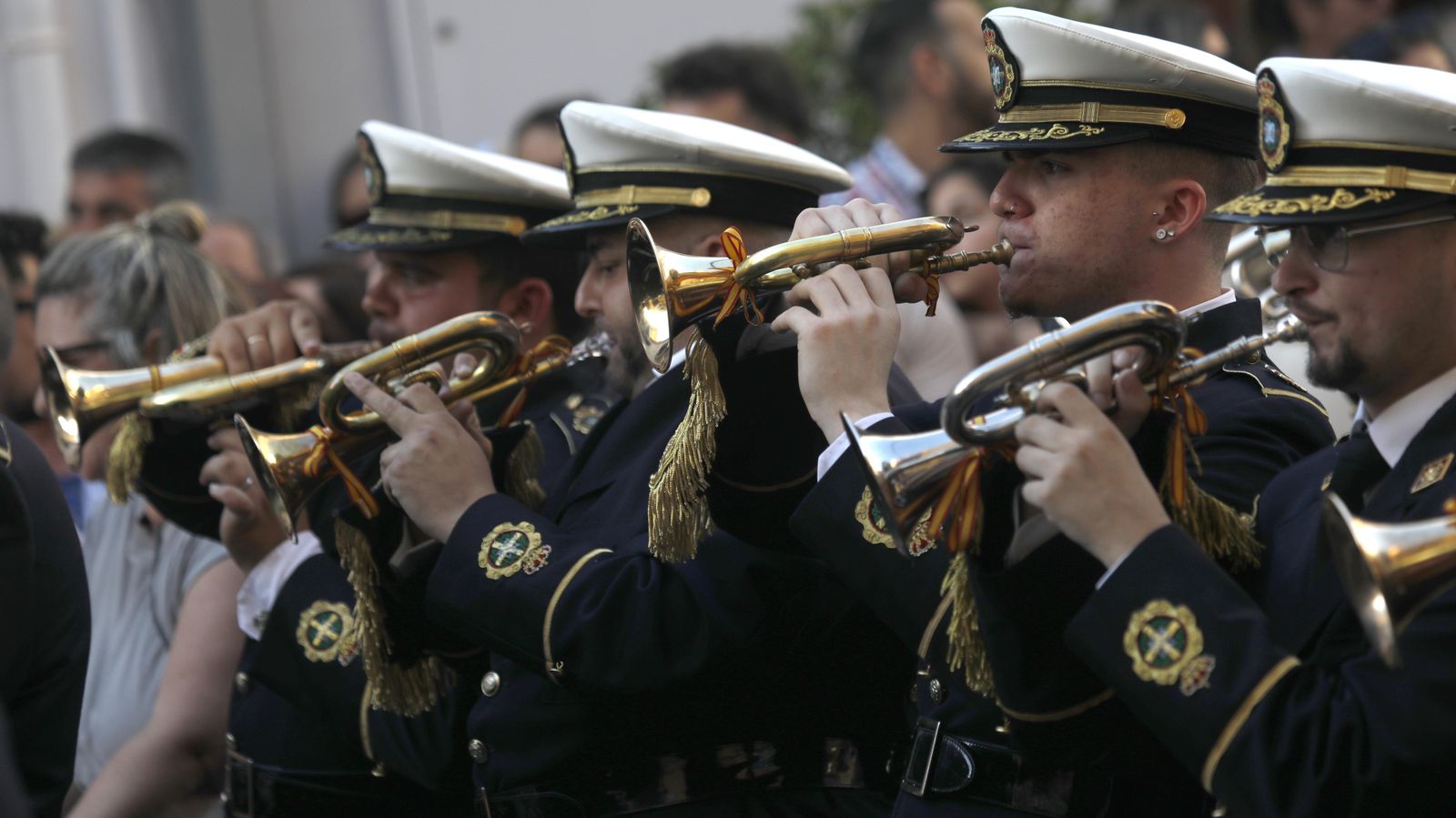 Fotos del Domingo de Ramos  en La Línea: Sagrada Flagelación y María Santísima de la Estrella