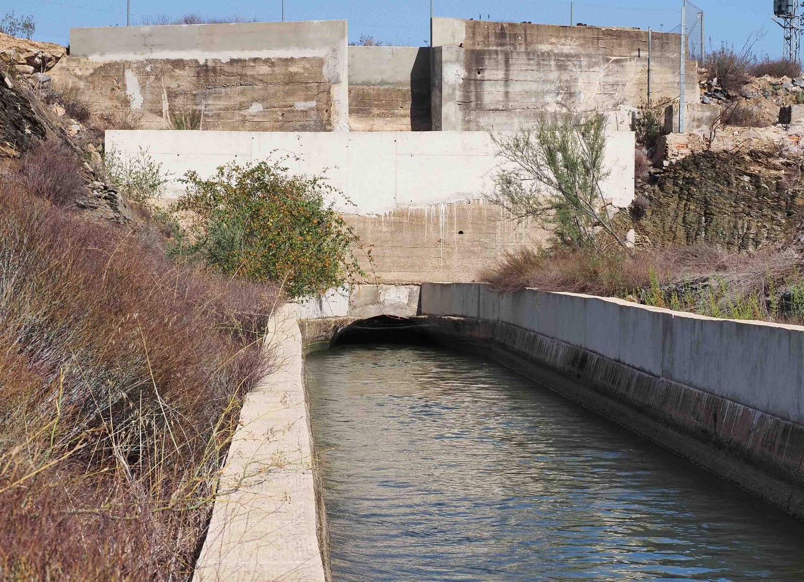 Estado actual del túnel de San Silvestre.