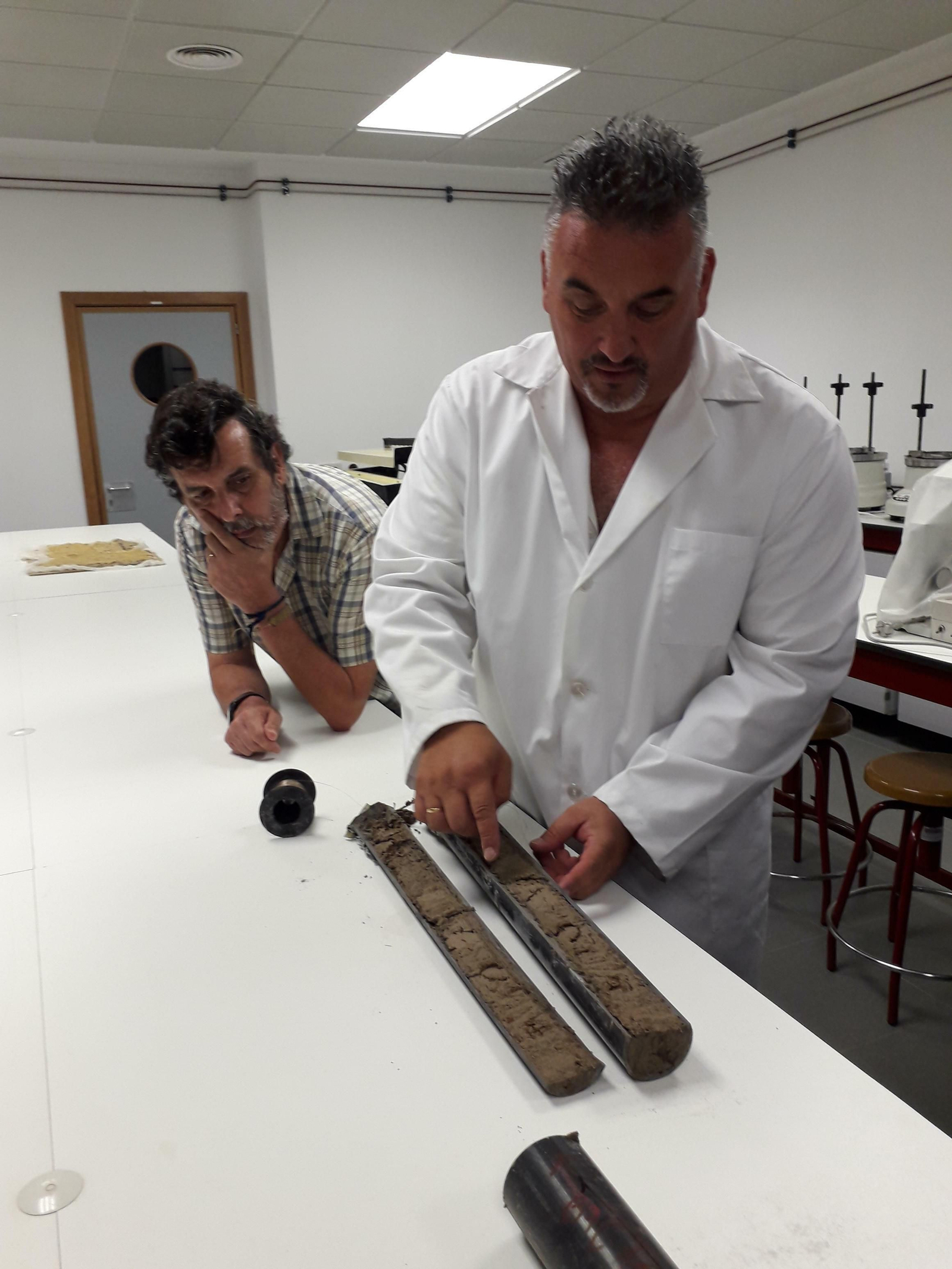 Parte de los sedimentos del Guadalquivir recogidos durante el estudio.