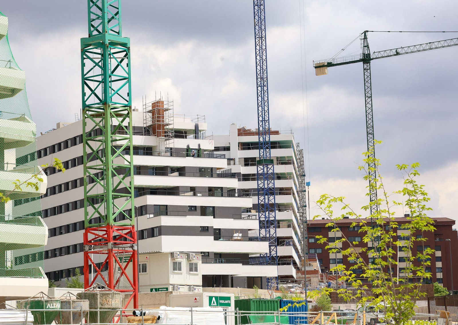 Edificios en construcción.