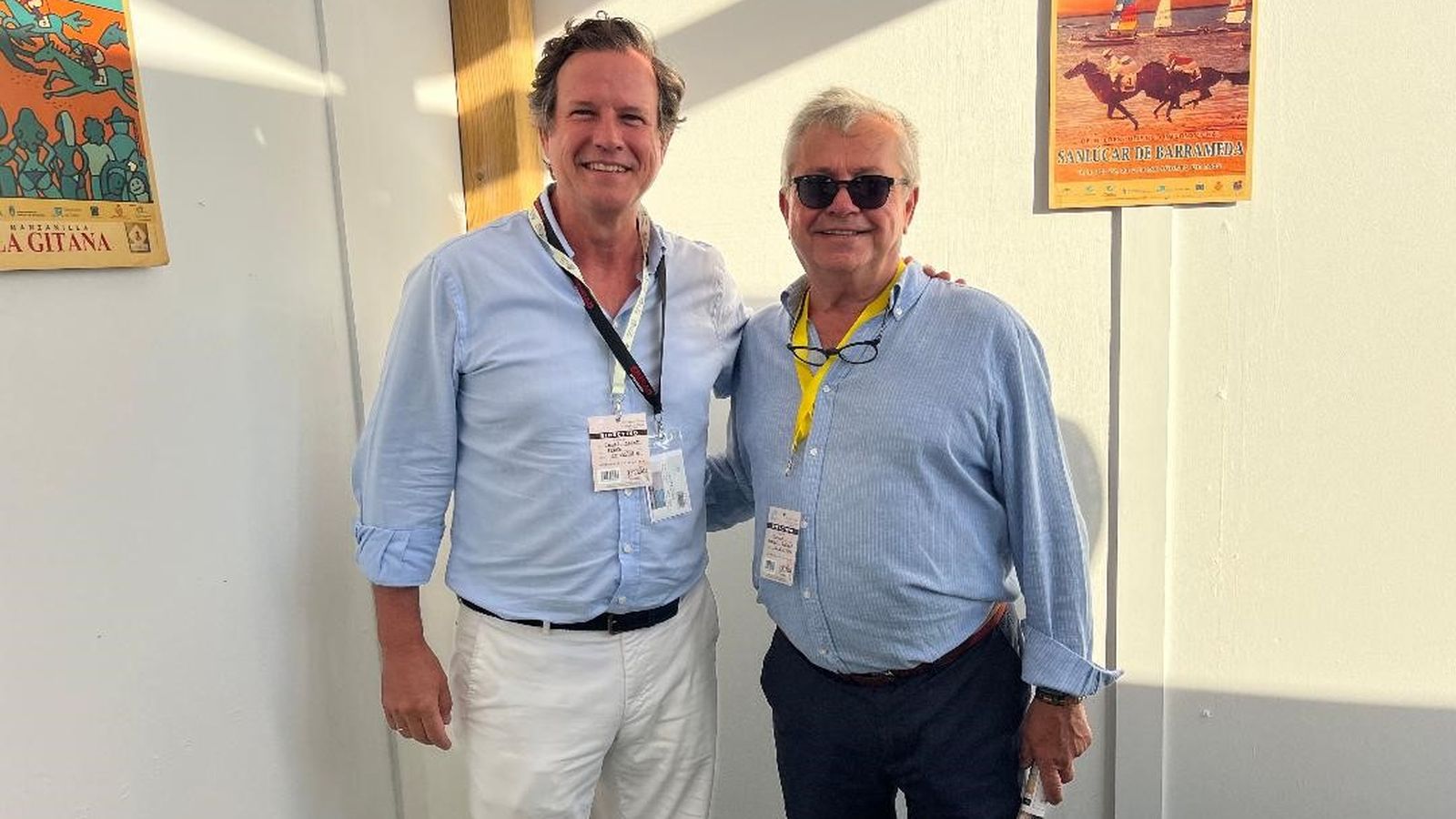 Javier Garat con Eduardo Rodríguez, en el primer ciclo.