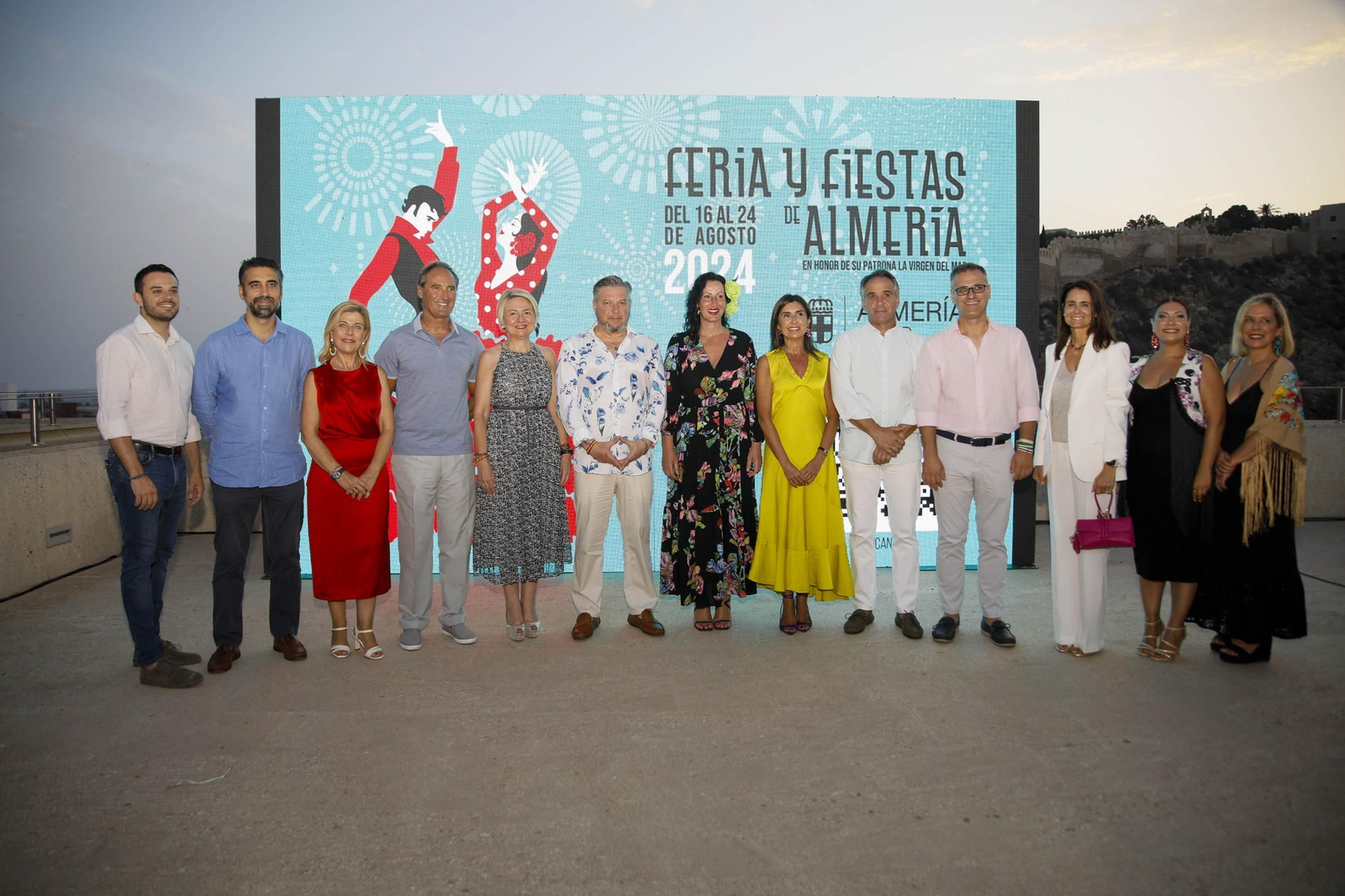 Presentación de la Feria de Almería 2024 en honor de la Virgen del Mar, en imágenes
