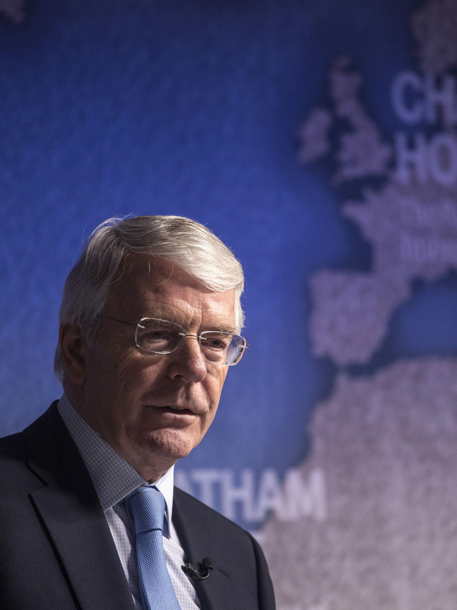 John Major, ex primer ministro del Reino Unido.