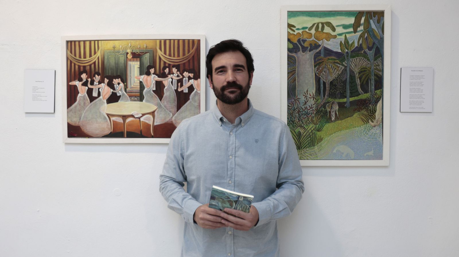 Inauguración de la exposición "Pasen y Lean" y presentación del libro Hominis Oblitus de Enrique Martínez