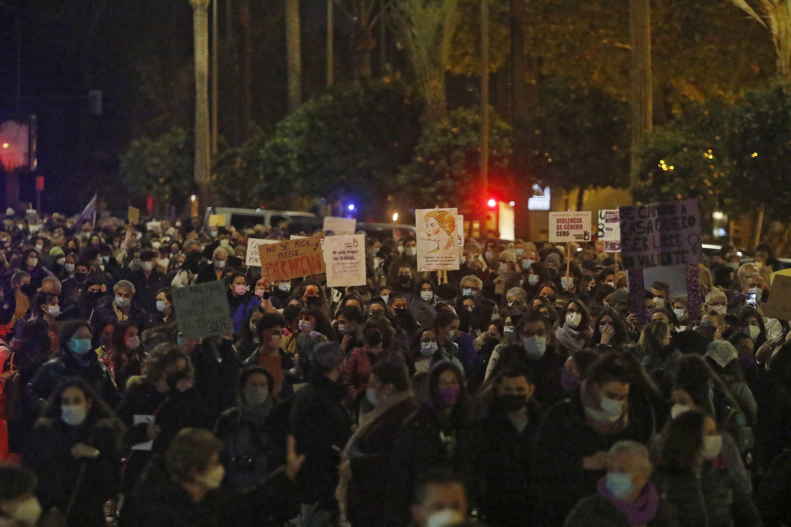 La manifestación contra la violencia de género en Córdoba, en fotografías
