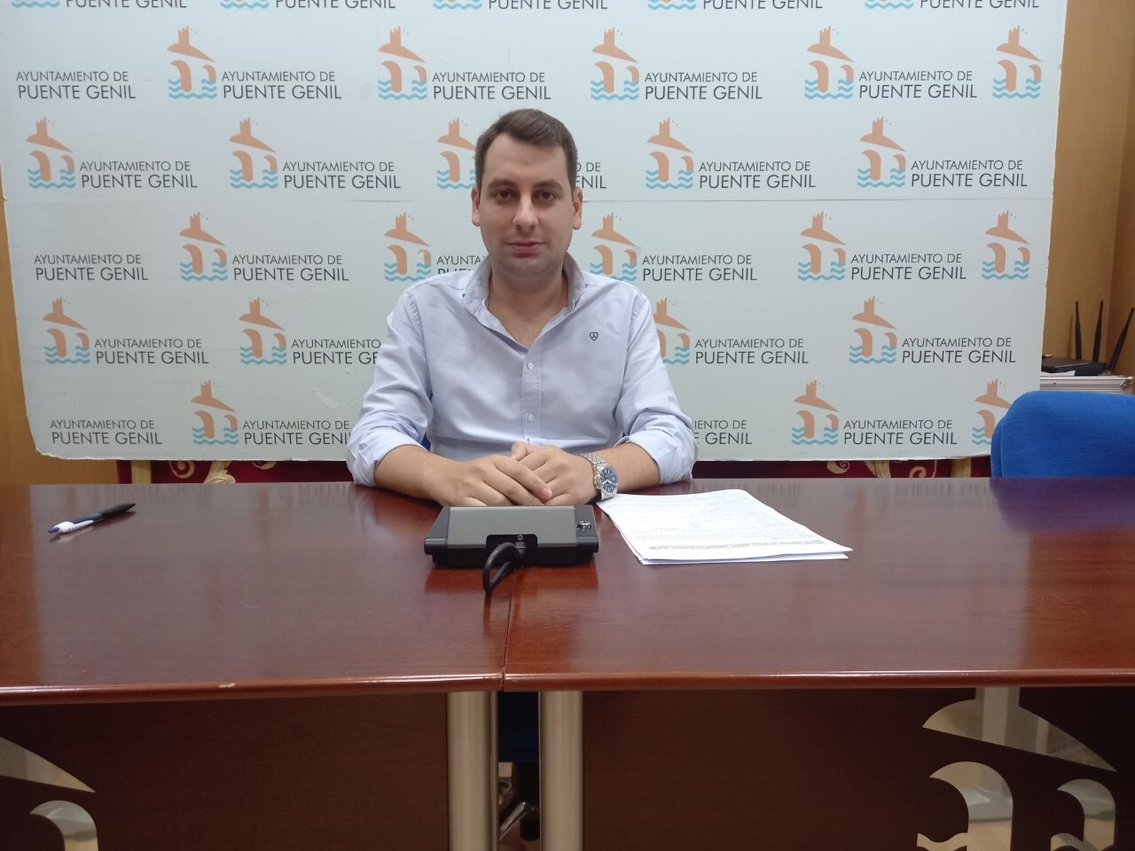 El concejal de Festejos y Participación Ciudadana de Puente Genil, Jesús López.