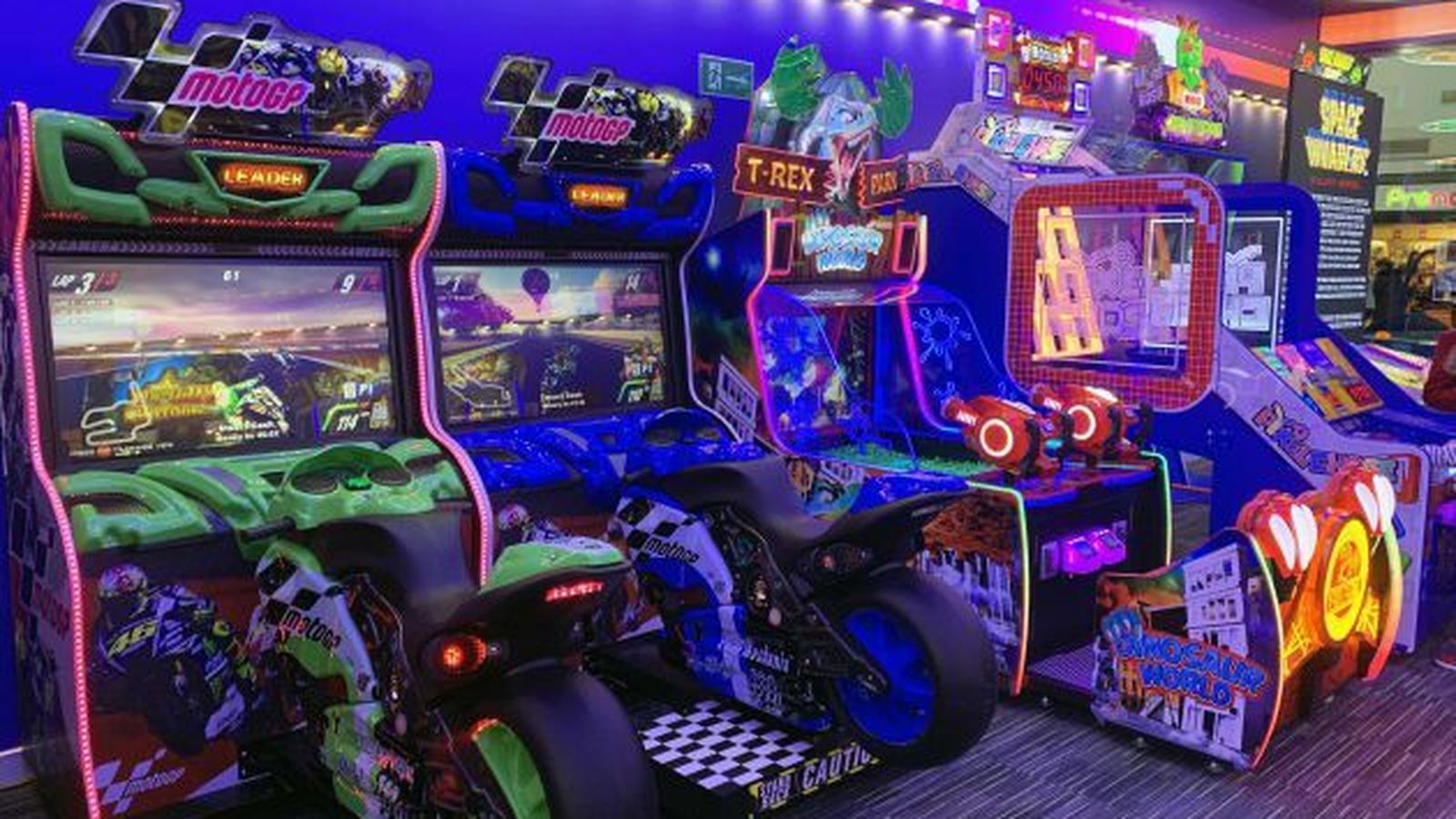 Algunas de las máquinas incluidas en el Sould Park de AireSur