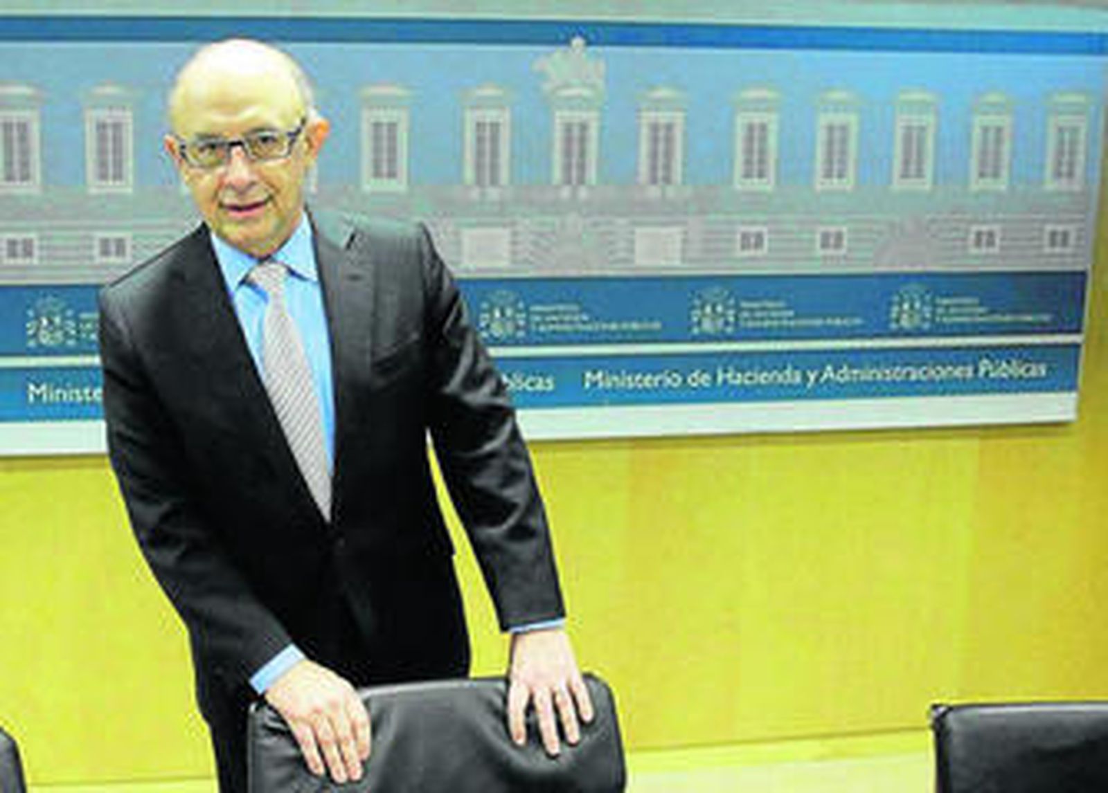 Cristóbal Montoro, hace unos días en el Ministerio de Hacienda.