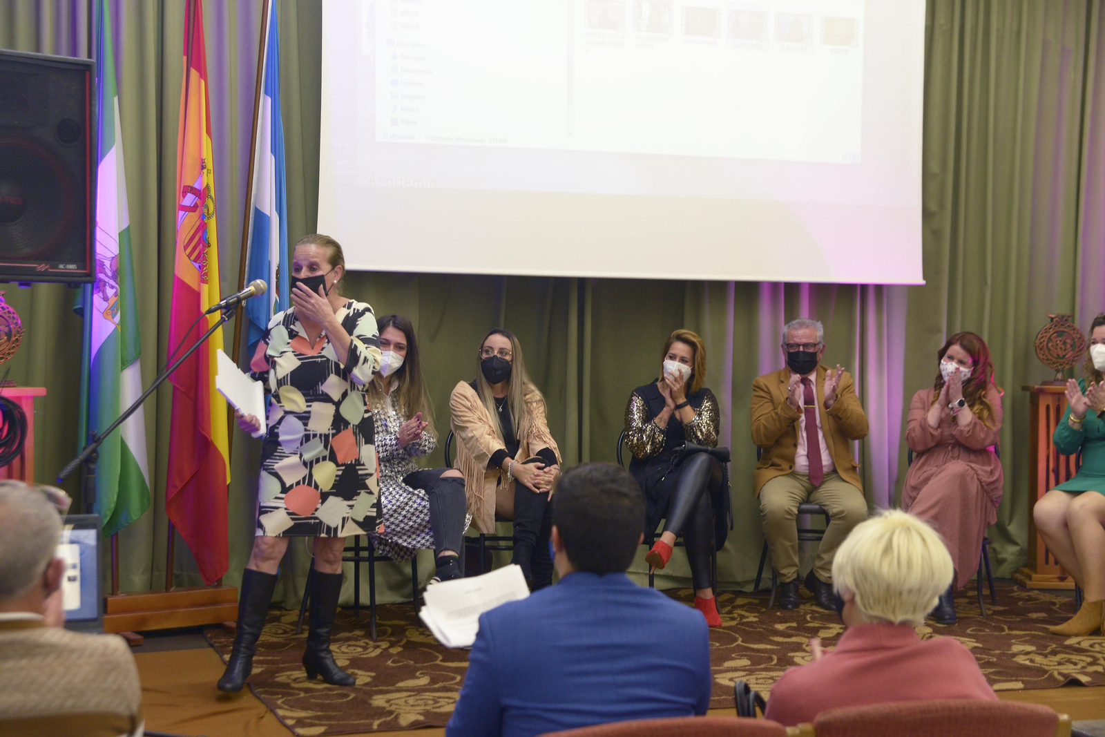 Acto de entrega de prémios linenses con talento.