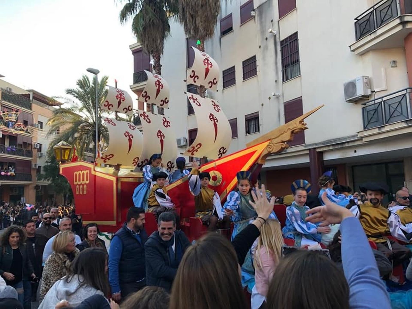 Una carroza en Alcalá de Guadaíra