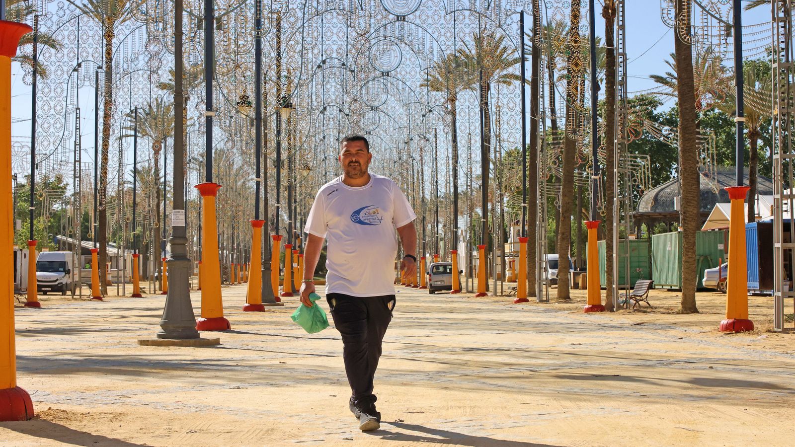 Así marcha el montaje de la Feria del Caballo 2023