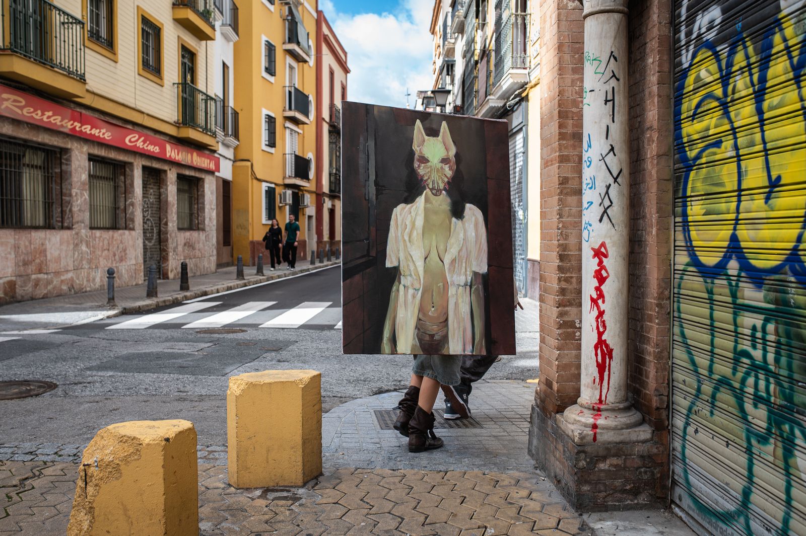 Una mañana en el mercado del jueves de la calle Feria