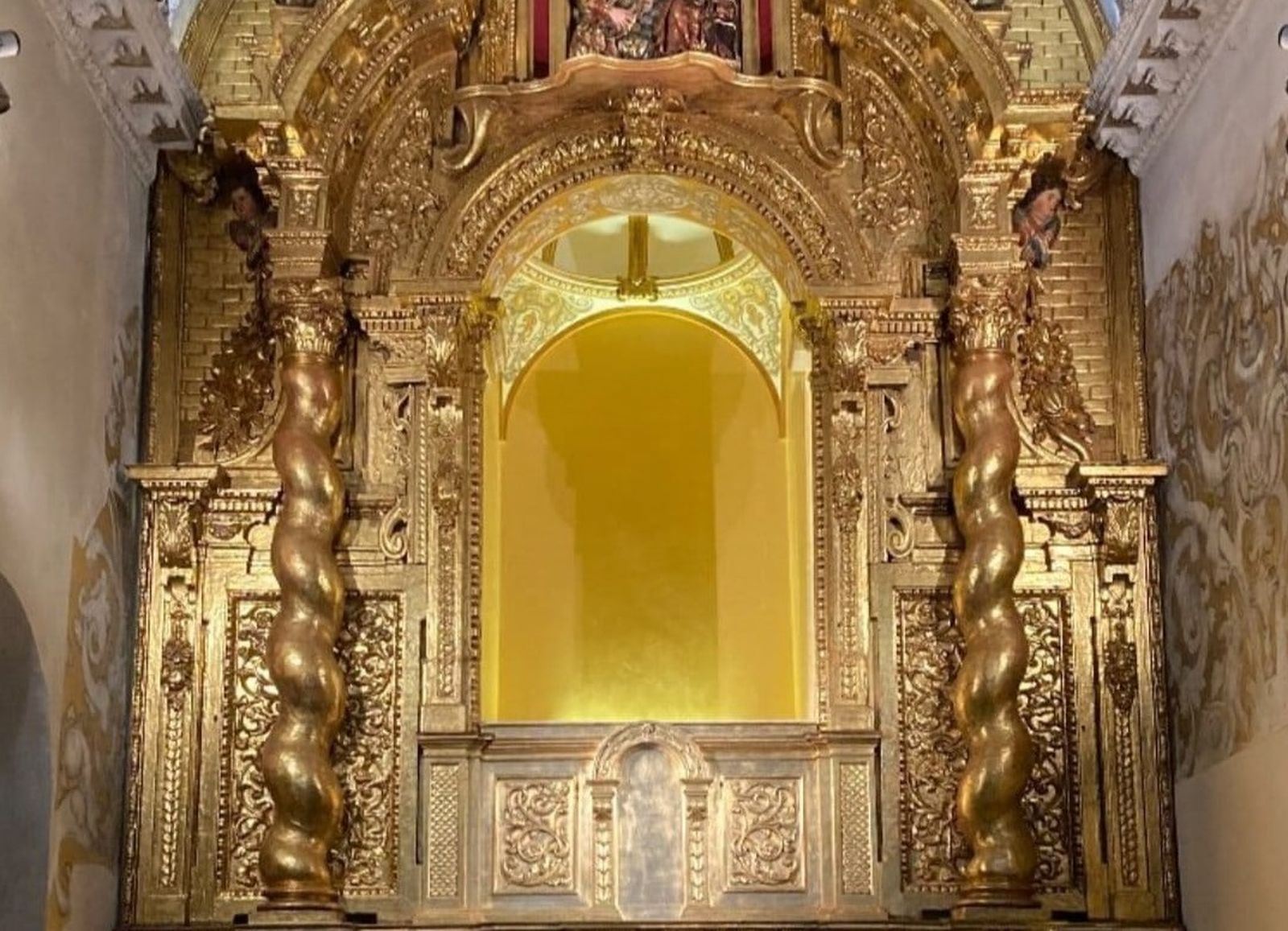 Imagen del retablo ya restaurado