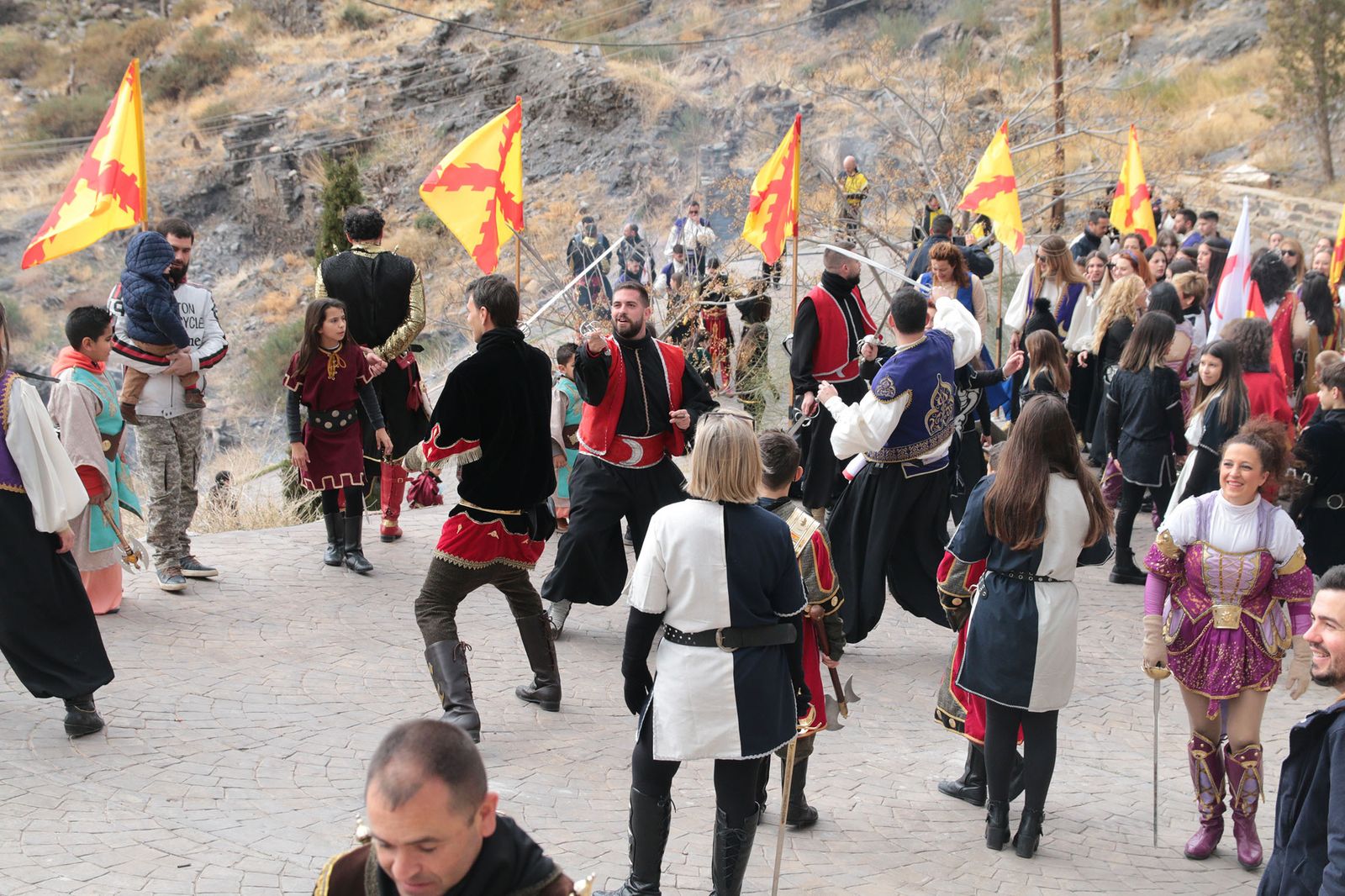 Los Moros y Cristianos de Gérgal se enfrentan en las fiestas de San Sebastián