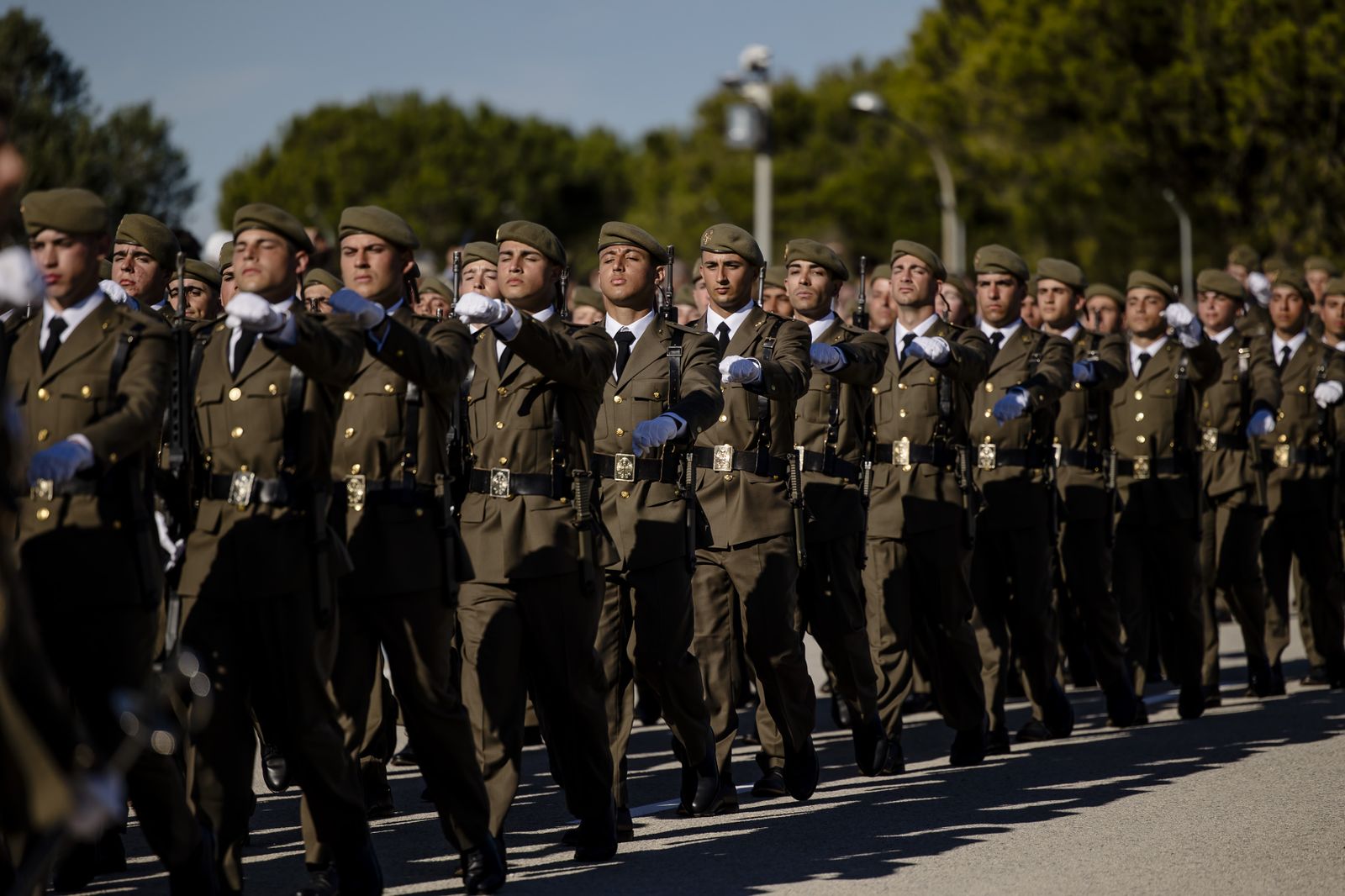Las imágenes de la multitudinaria Jura de Bandera en Camposoto