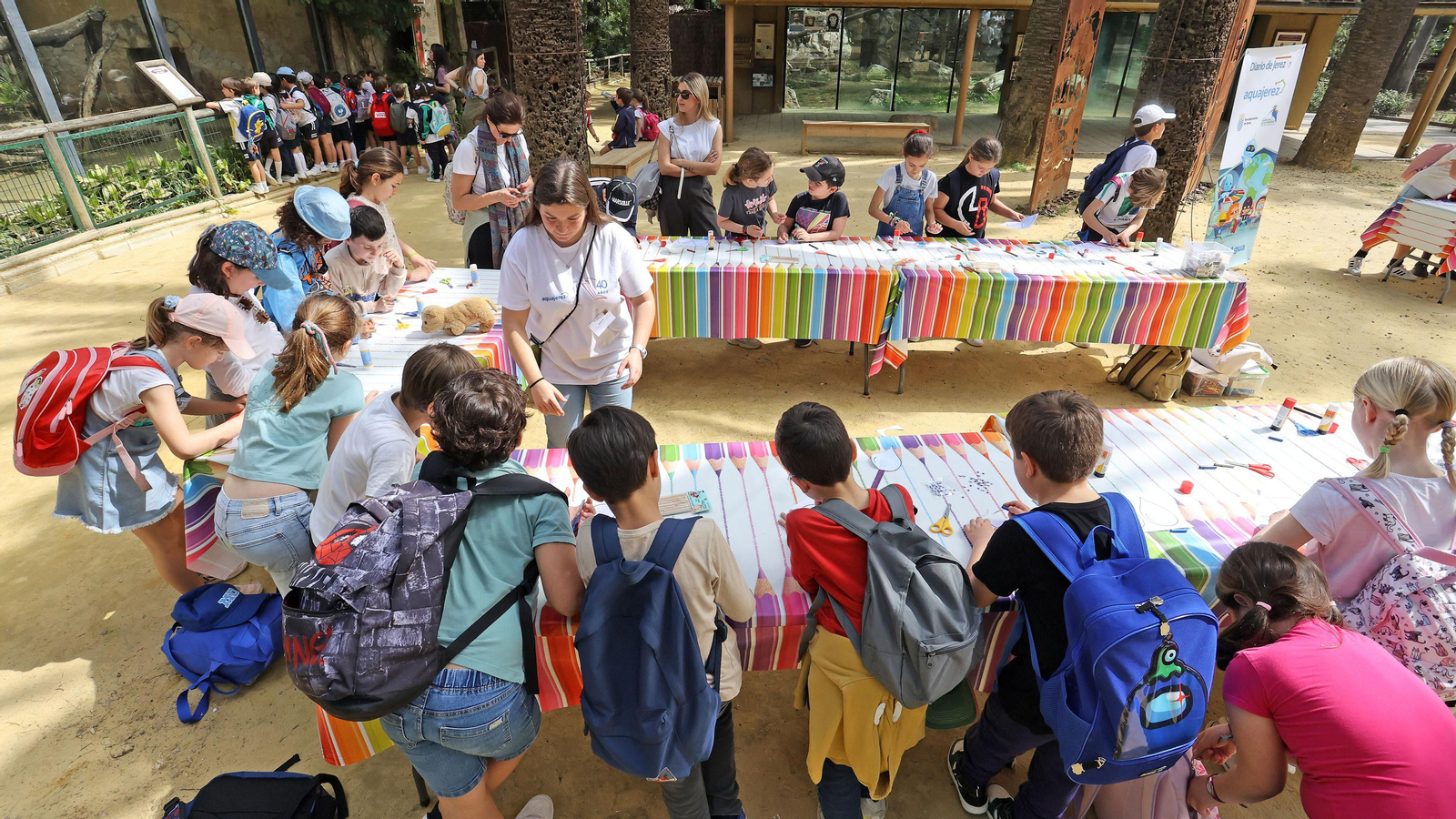 Día Mundial del Agua de Aquajerez y aniversario de Diario de Jerez en el Zoo