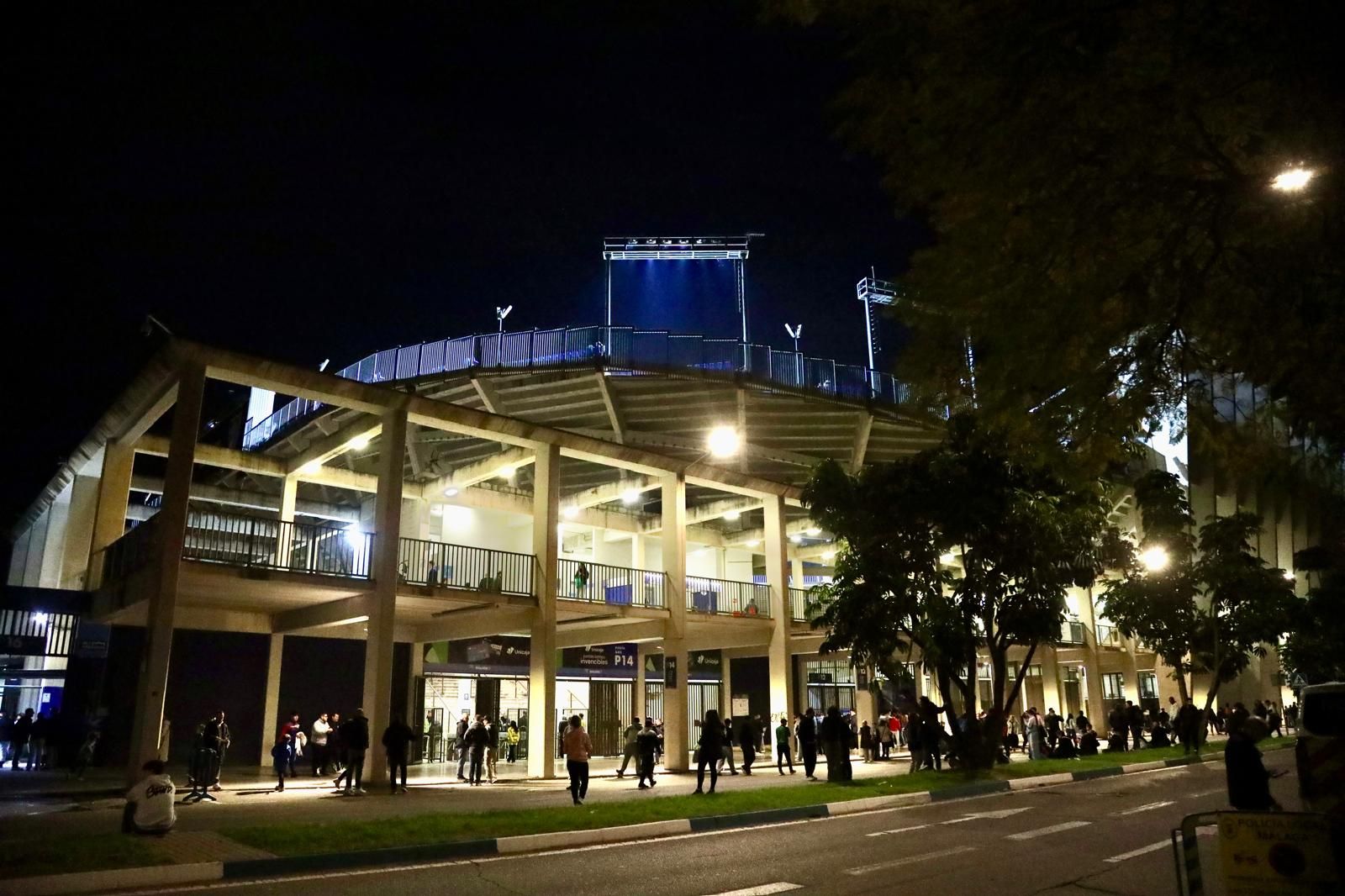 Los exteriores de La Rosaleda antes del Málaga CF-Real Valladolid.