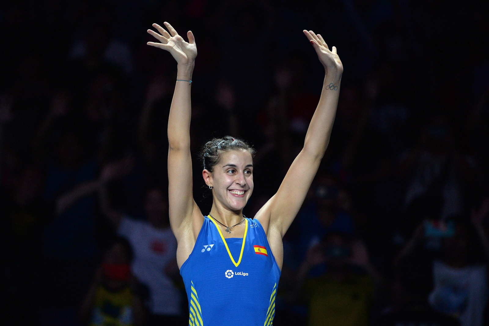 Las imágenes de la final del Mundial de Bádminton entre Marín y Sindhu