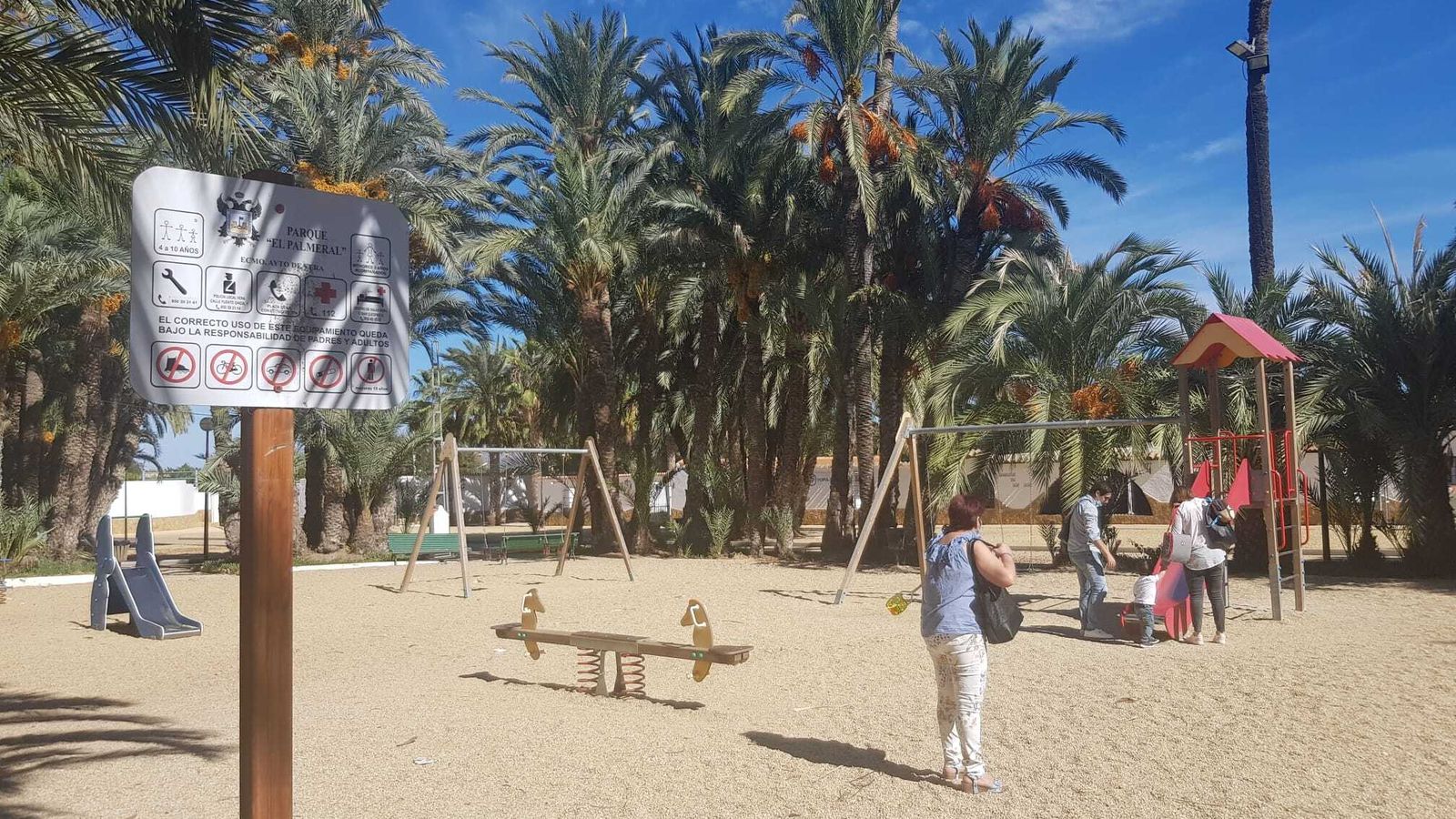 Parque de El Palmeral, en Vera.