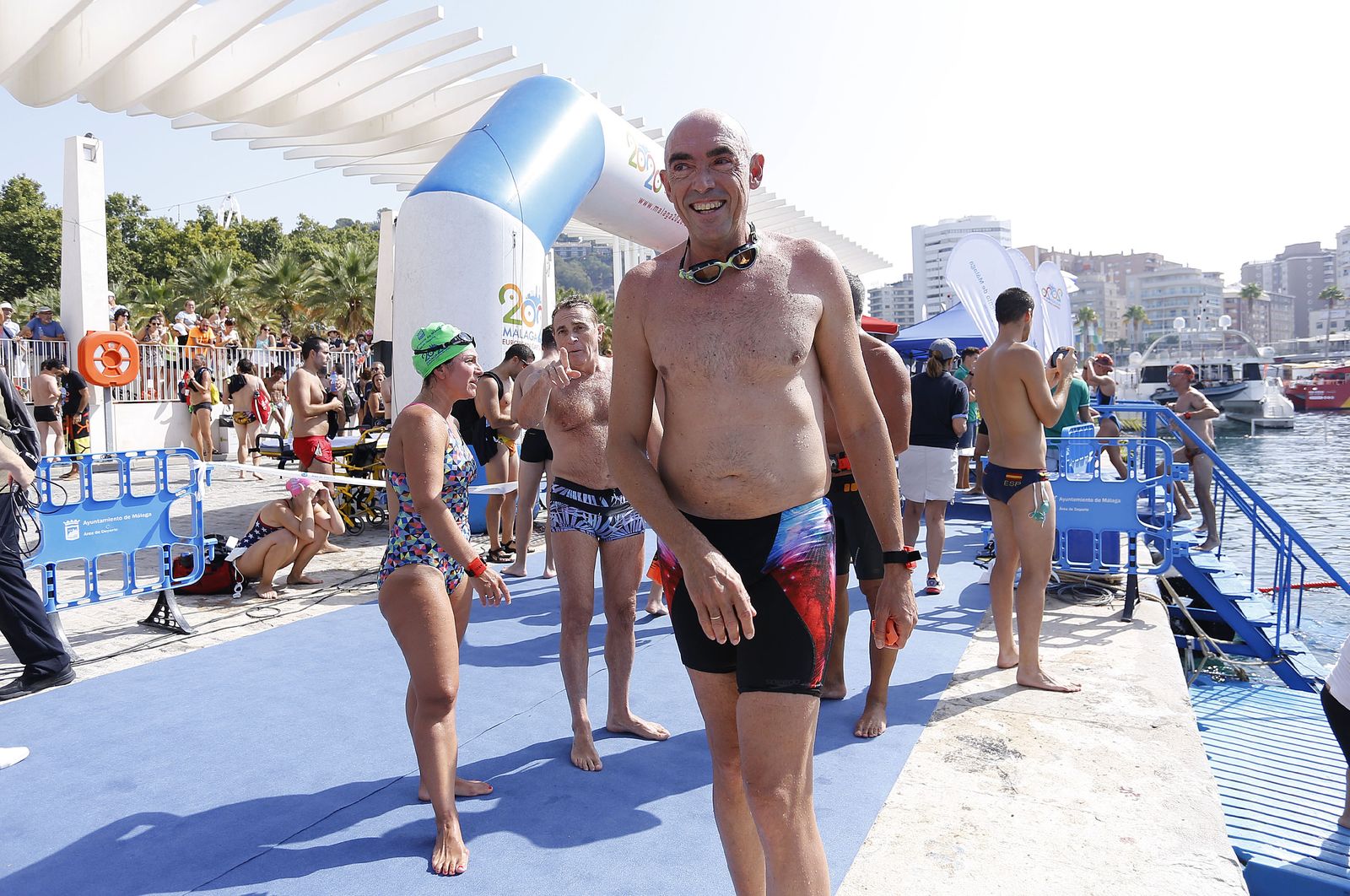 Fotos de la 60ª Travesía a Nado del Puerto de Málaga