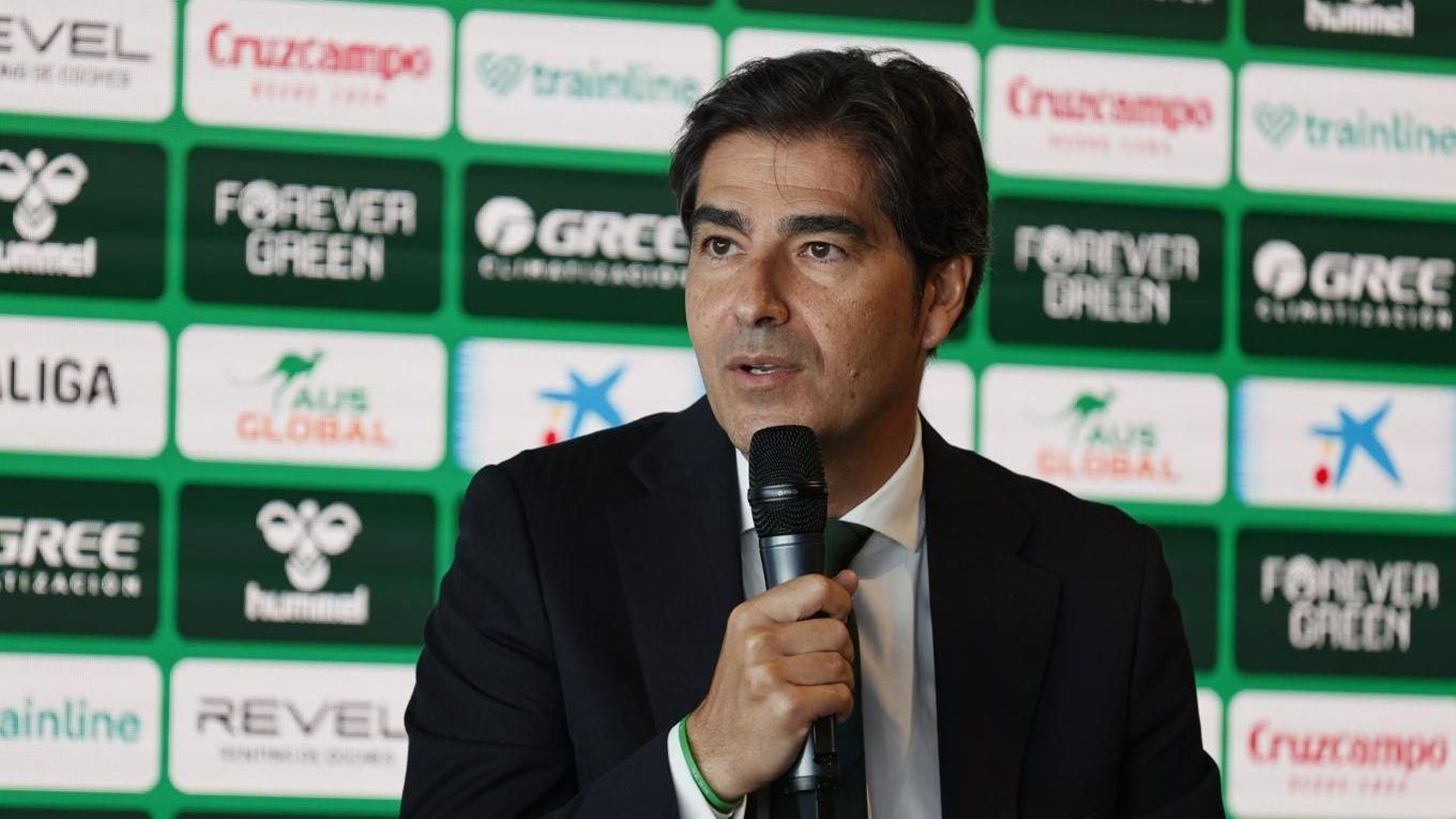 Ángel Haro, presidente del Betis.