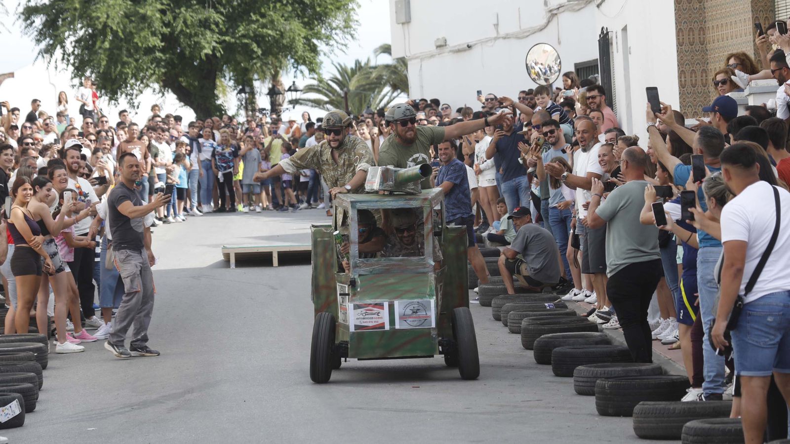 Fotos de la carrera de coches locos de preferia en Tesorillo.