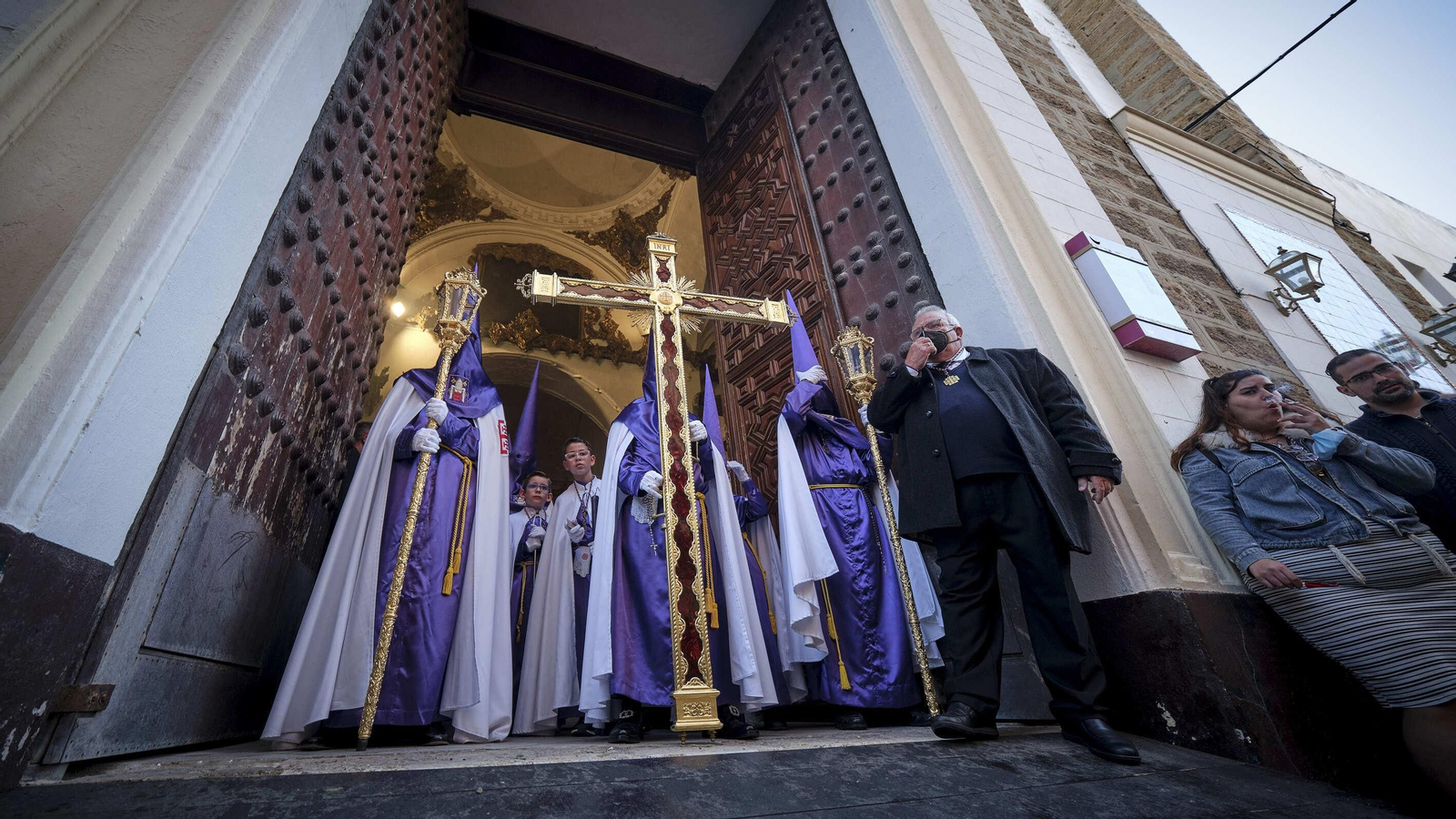 Nazareno de Santa María en la Semana Santa de Cádiz 2022
