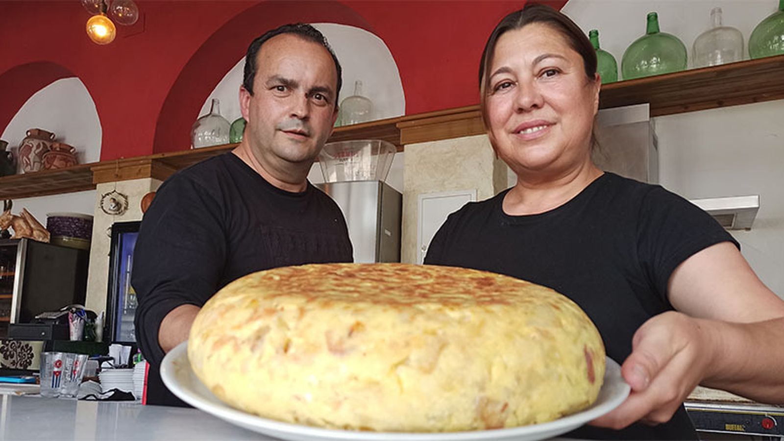 Tortillas maxi en Carmona.