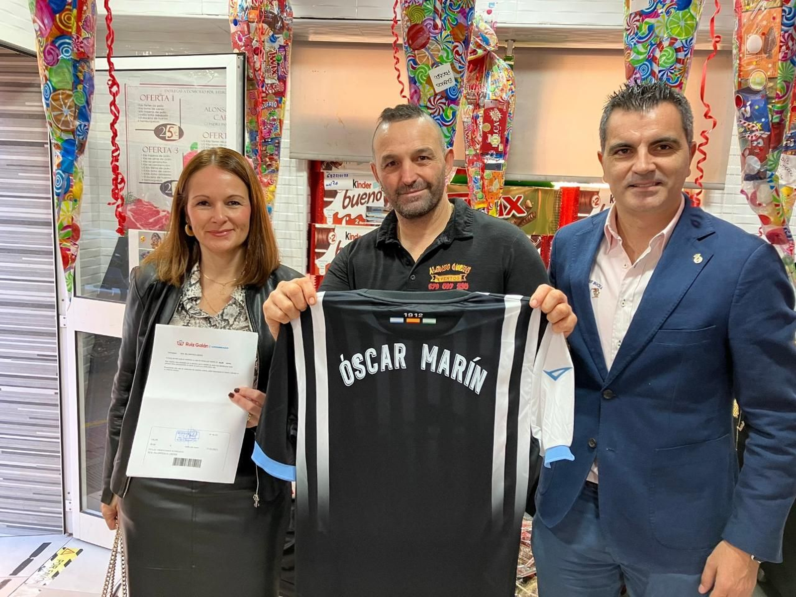 Raquel Ruiz, Óscar Marín y Juan Andrés Sarrias