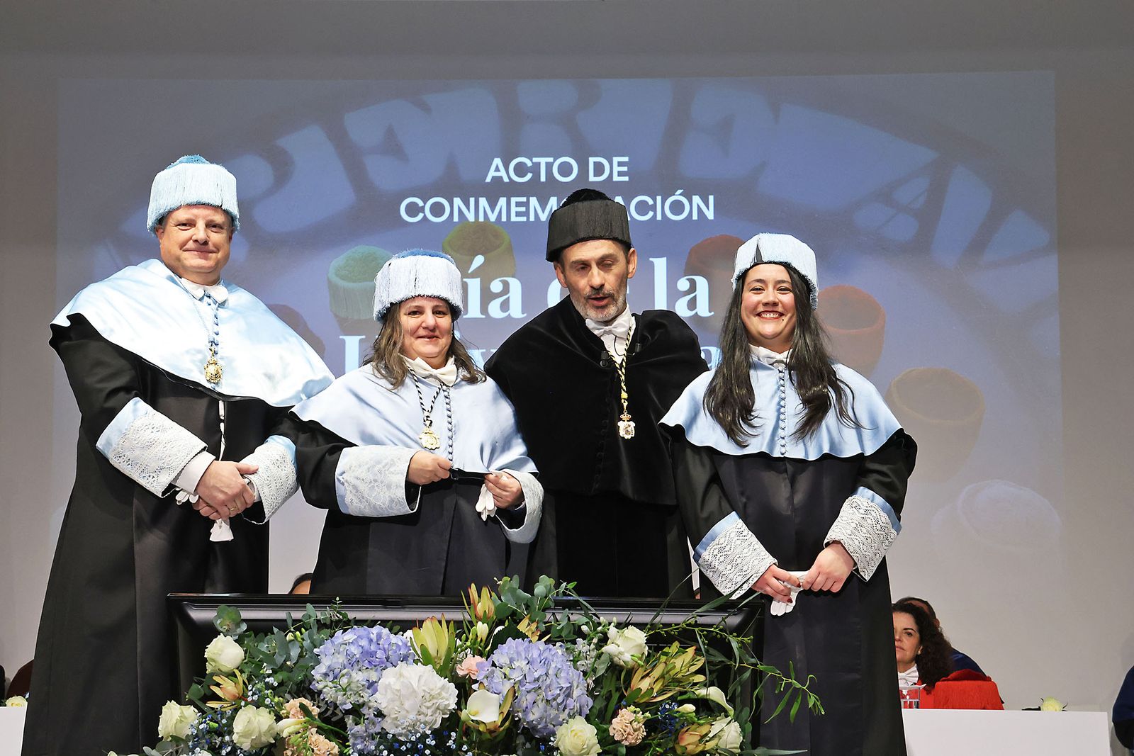Fotografías de la investidura de los nuevos doctores y doctoras en el acto del 3 de marzo de la universidad de Huelva