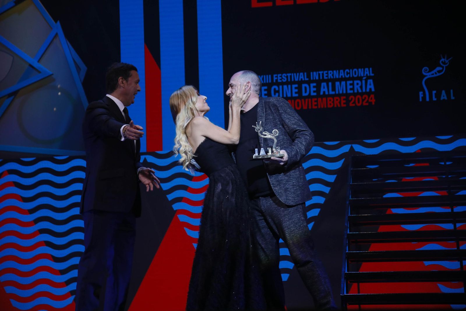 Las imágenes de la gala del Festival Internacional de Cine de Almería (Fical) con el premio 'Almería, tierra de cine' a Karra Elejalde