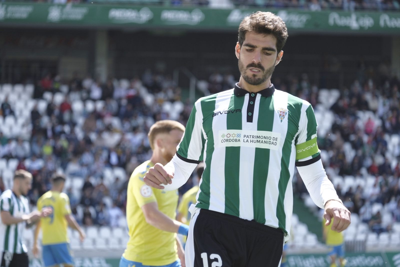 Bernardo Cruz durante el último partido en El Arcángel.